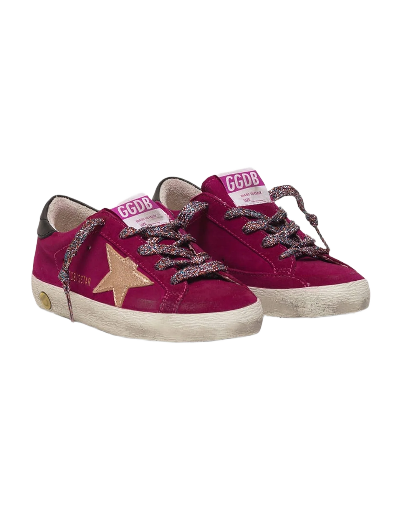 Kids | Super-Star Sneakers Suede with Laminated Star - Image 4