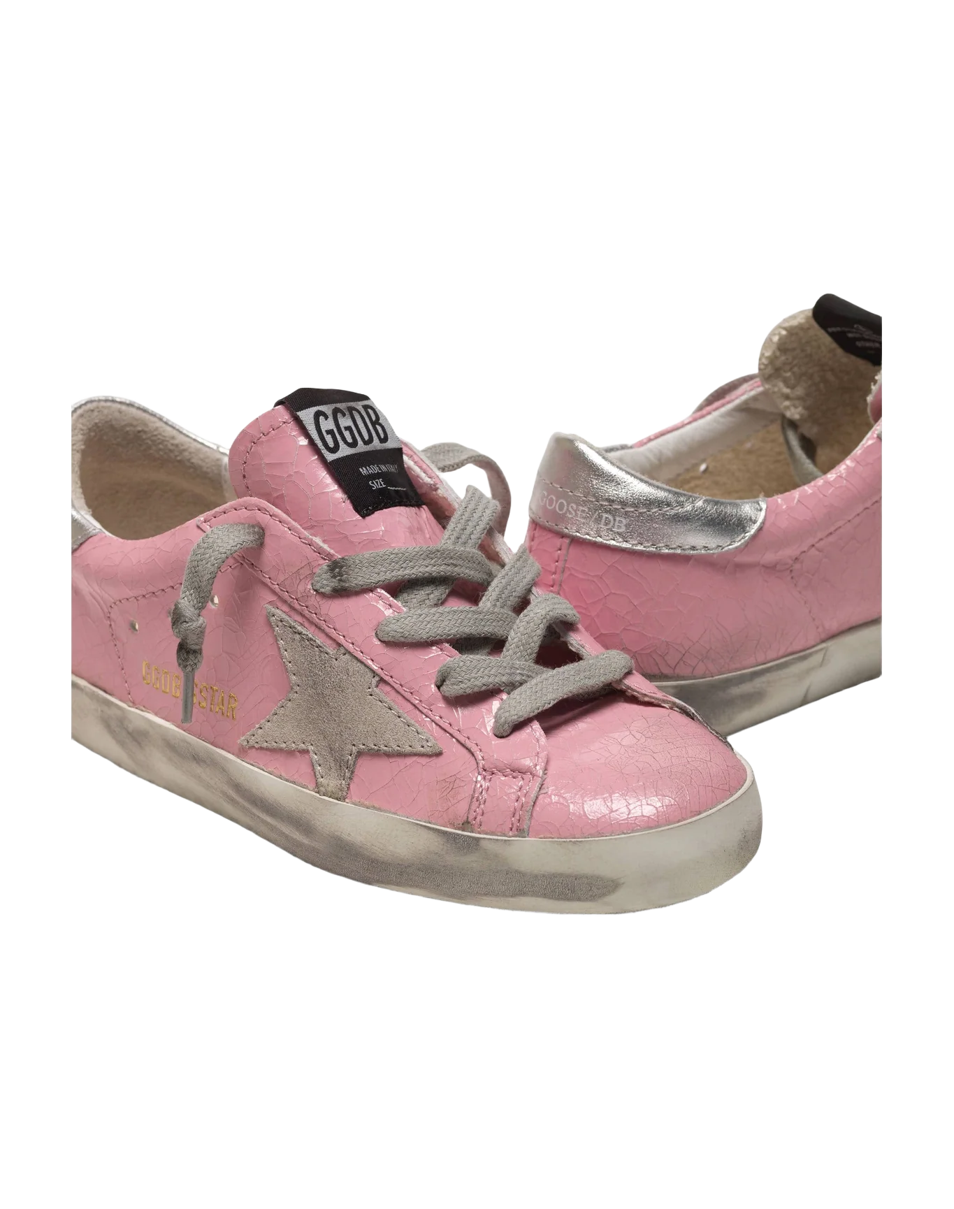 Kids | Superstar Sneakers Crackle Patent Leather - Image 4
