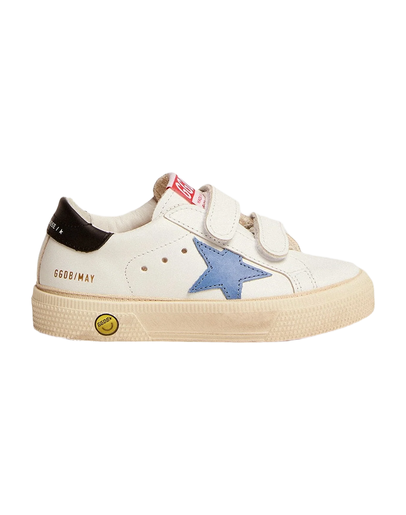 Kids | Young May School with Cobalt Blue Leather Star | White x Cobalt Blue x Black - Image 6