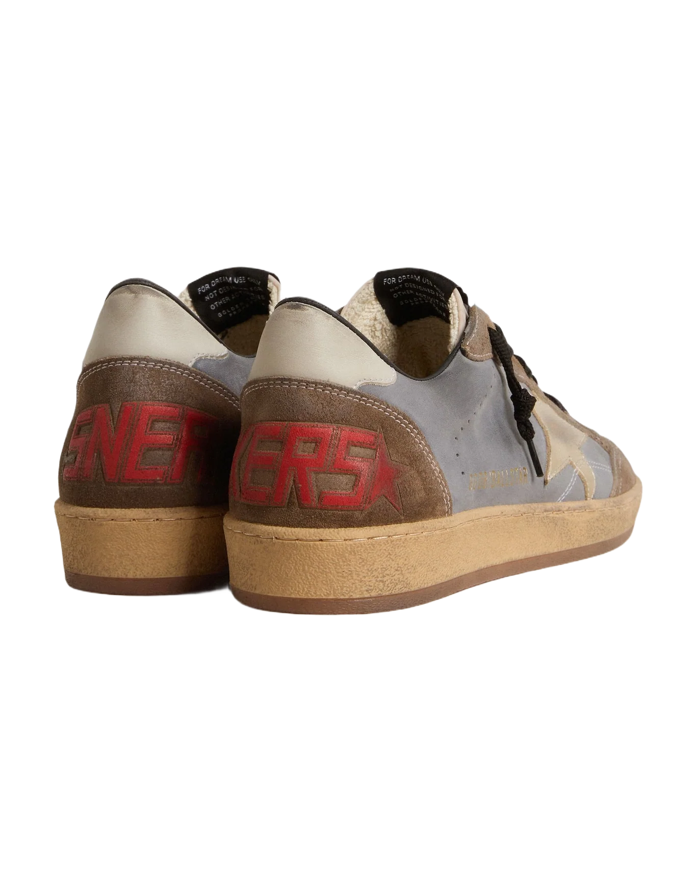 Men | Ball Star Nubuck & Suede with Gold Metallic Star | Denim Blue x Green x Beige x Platinum x White - Image 10