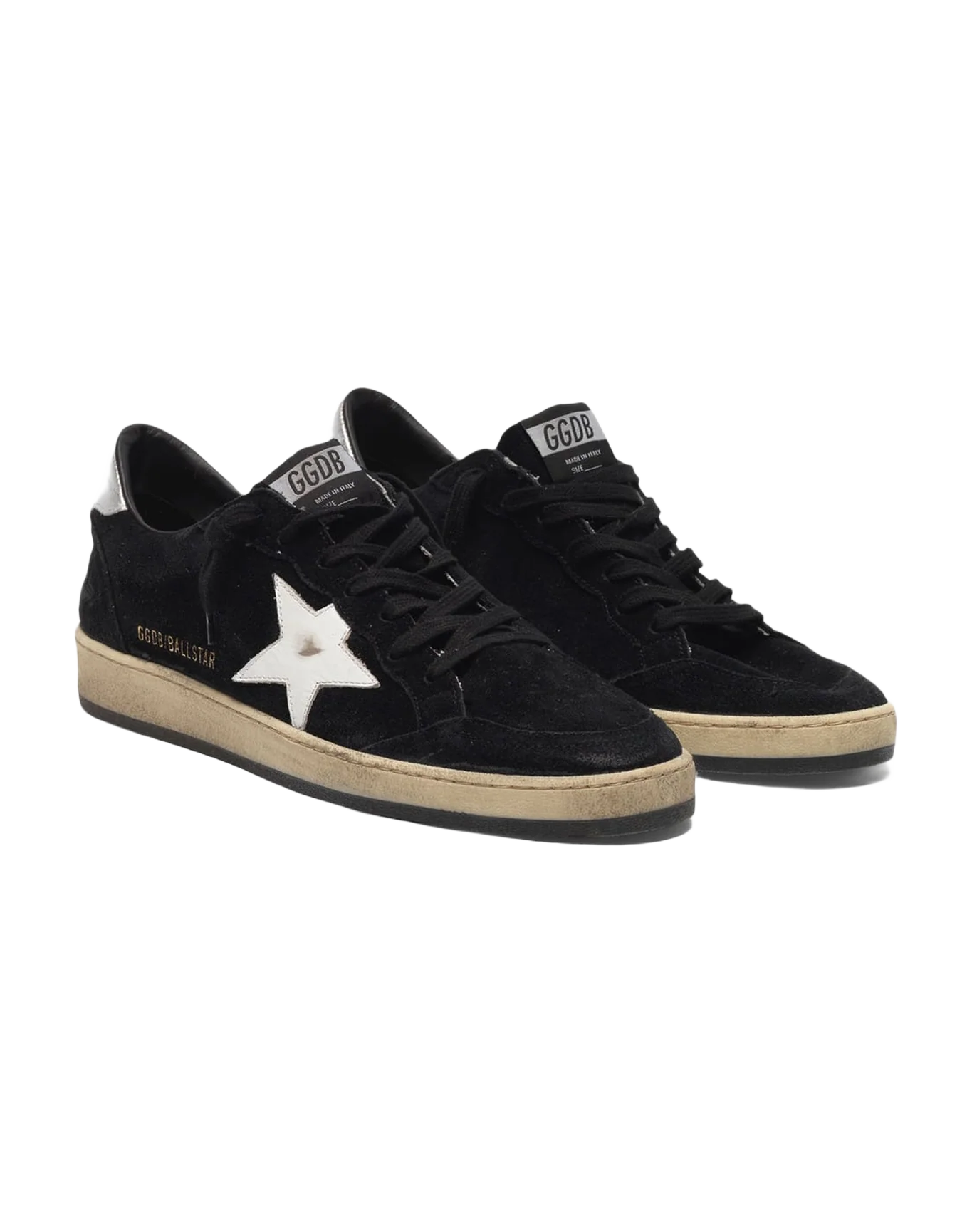Men | Ball Star Sneakers Suede with Contrasting Star & Metal Heel Tab - Image 4