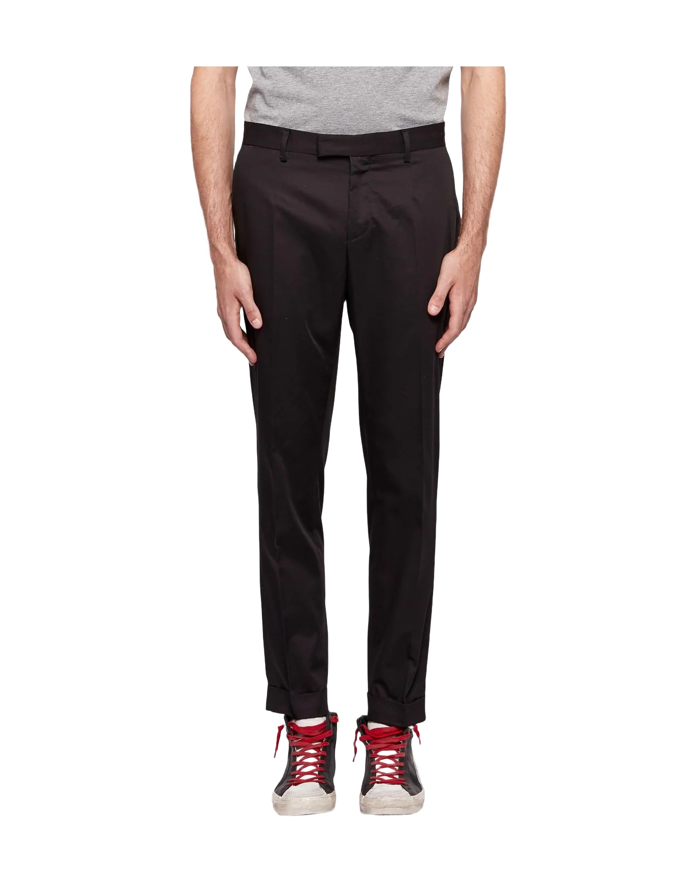 Men | Black Milano Tailored Trousers - Image 5