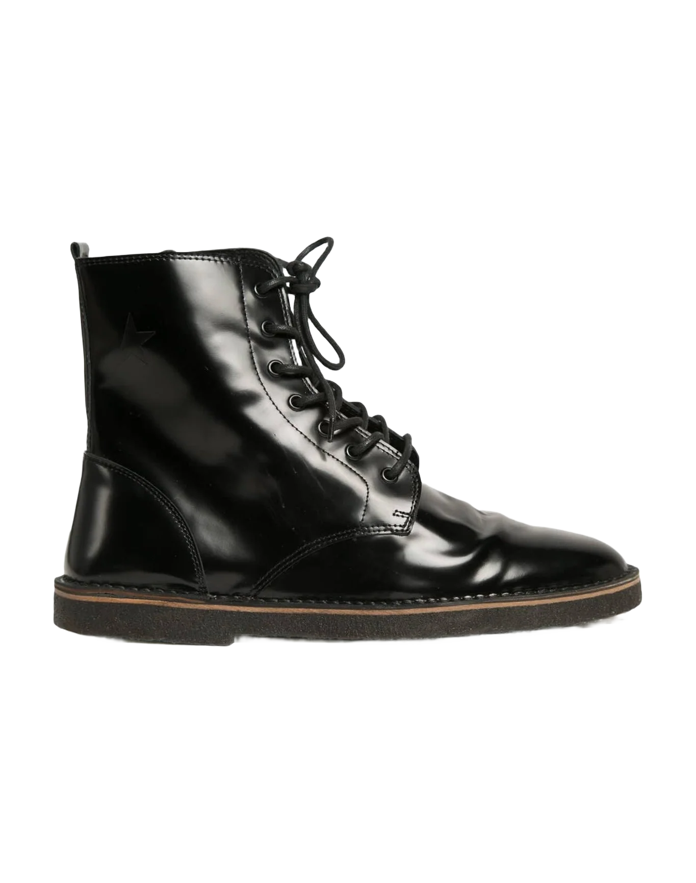 Men | Boots Total Black Leather