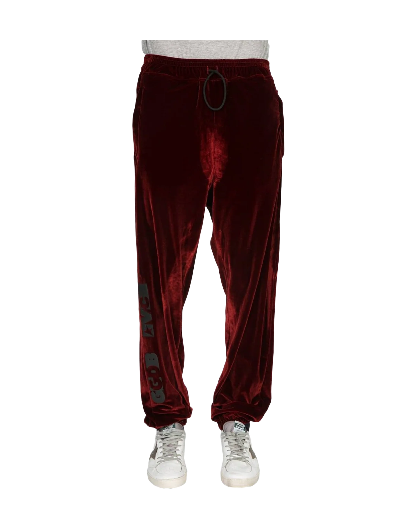 Men | Bordeaux Velour Trousers