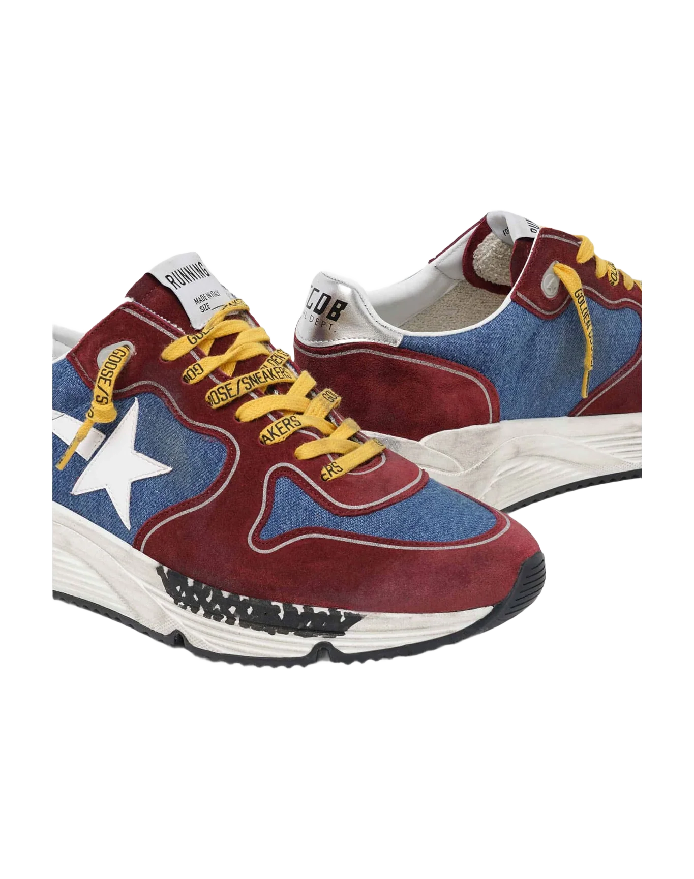 Men | Burgundy & Blue Running Sole - Image 3