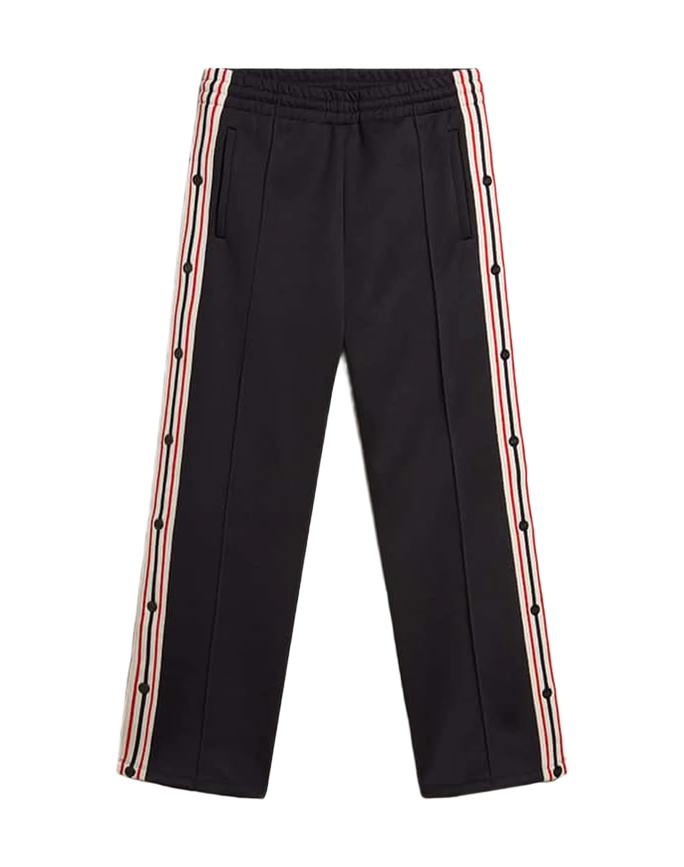 Men | Dark Blue Joggings Wide Tapered Leg Fit with Metal Clips | Dark Blue x Papyrus - Image 2