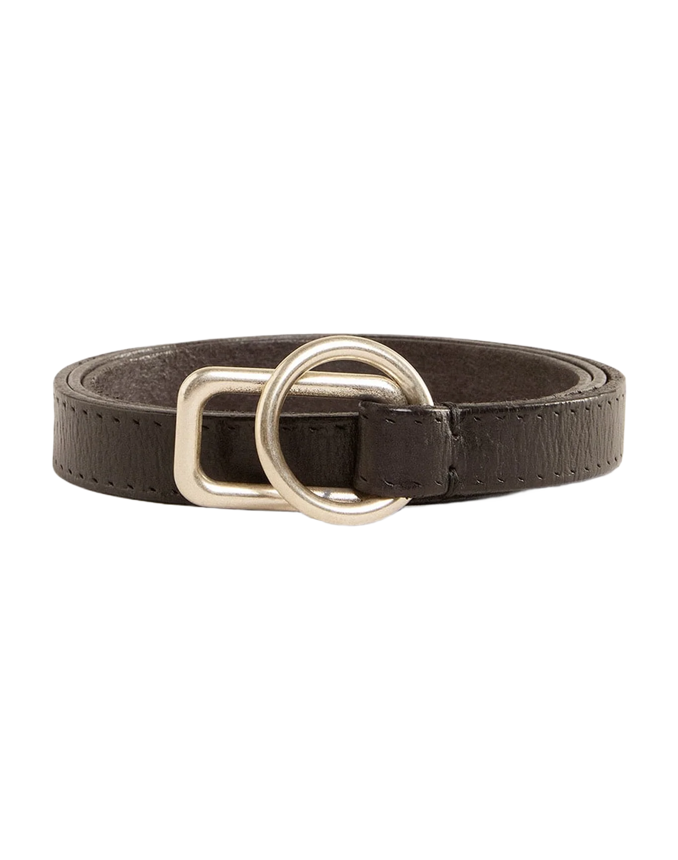Men | Double Ring Belt Black - Image 2
