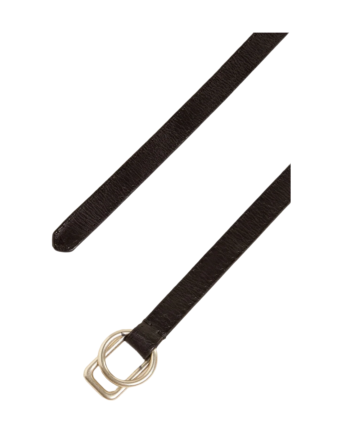 Men | Double Ring Belt Black - Image 3