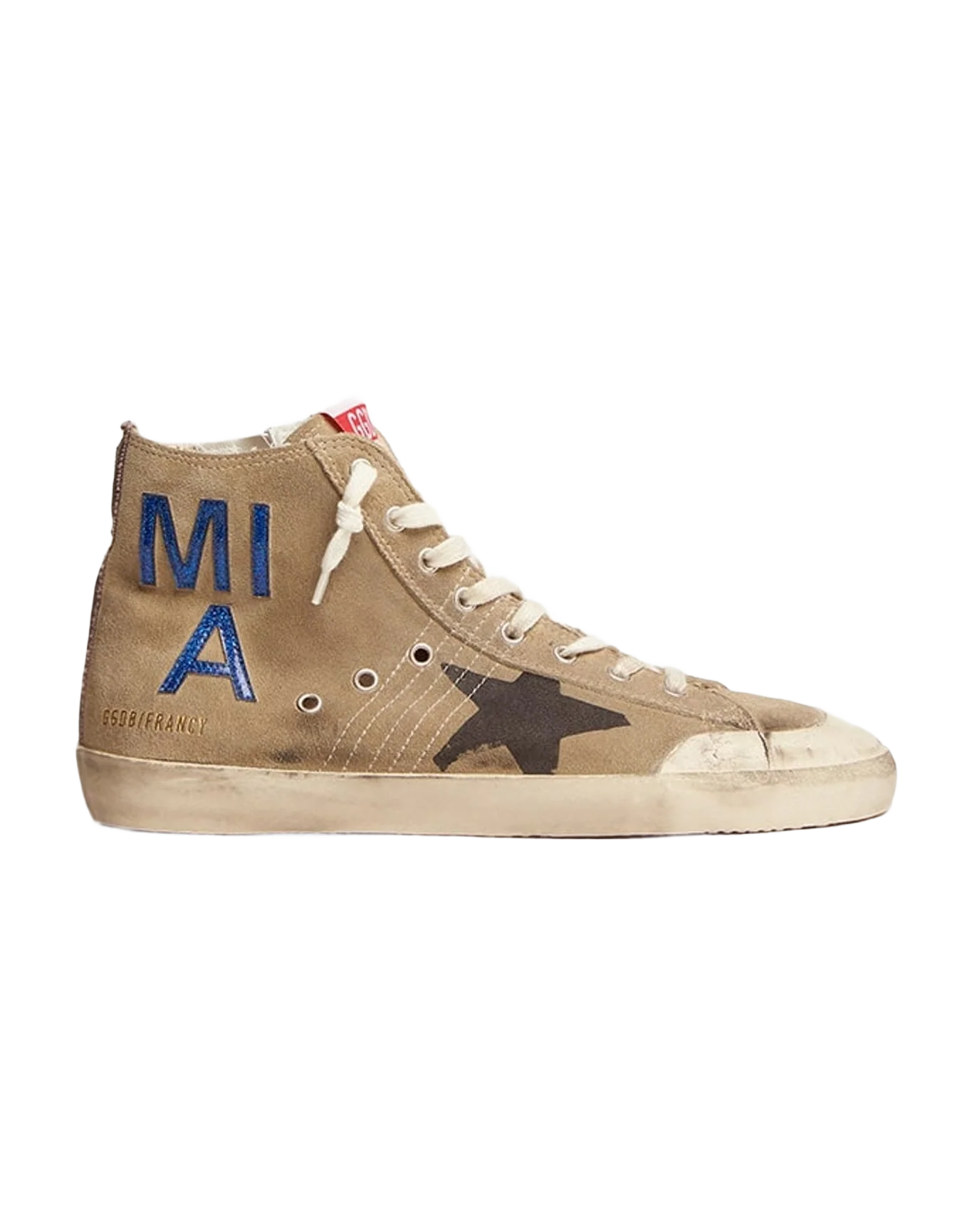 Men | Francy Penstar Dove Gray Suede | Taupe x Black x Electric Blue
