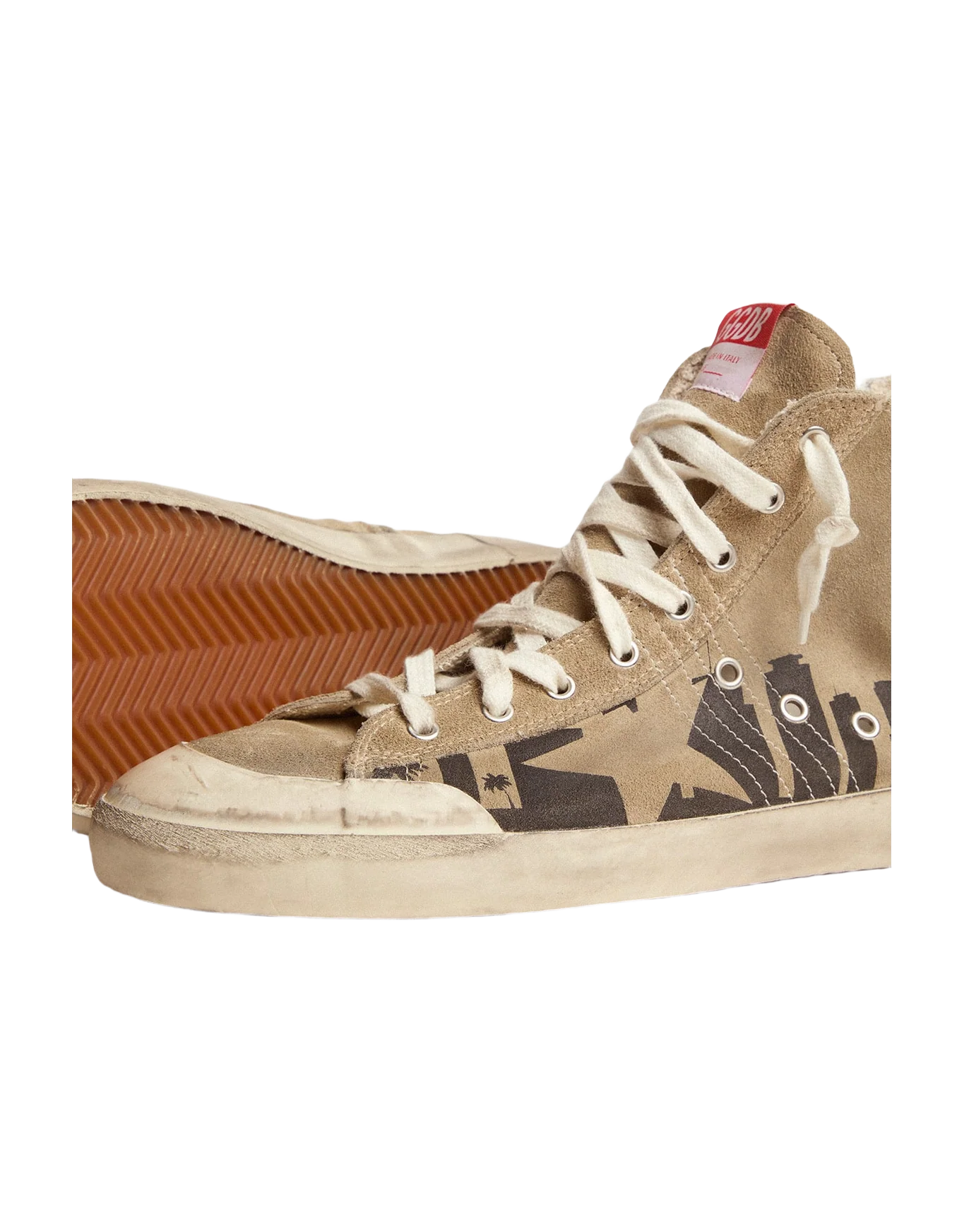 Men | Francy Penstar Dove Gray Suede | Taupe x Black x Electric Blue - Image 2
