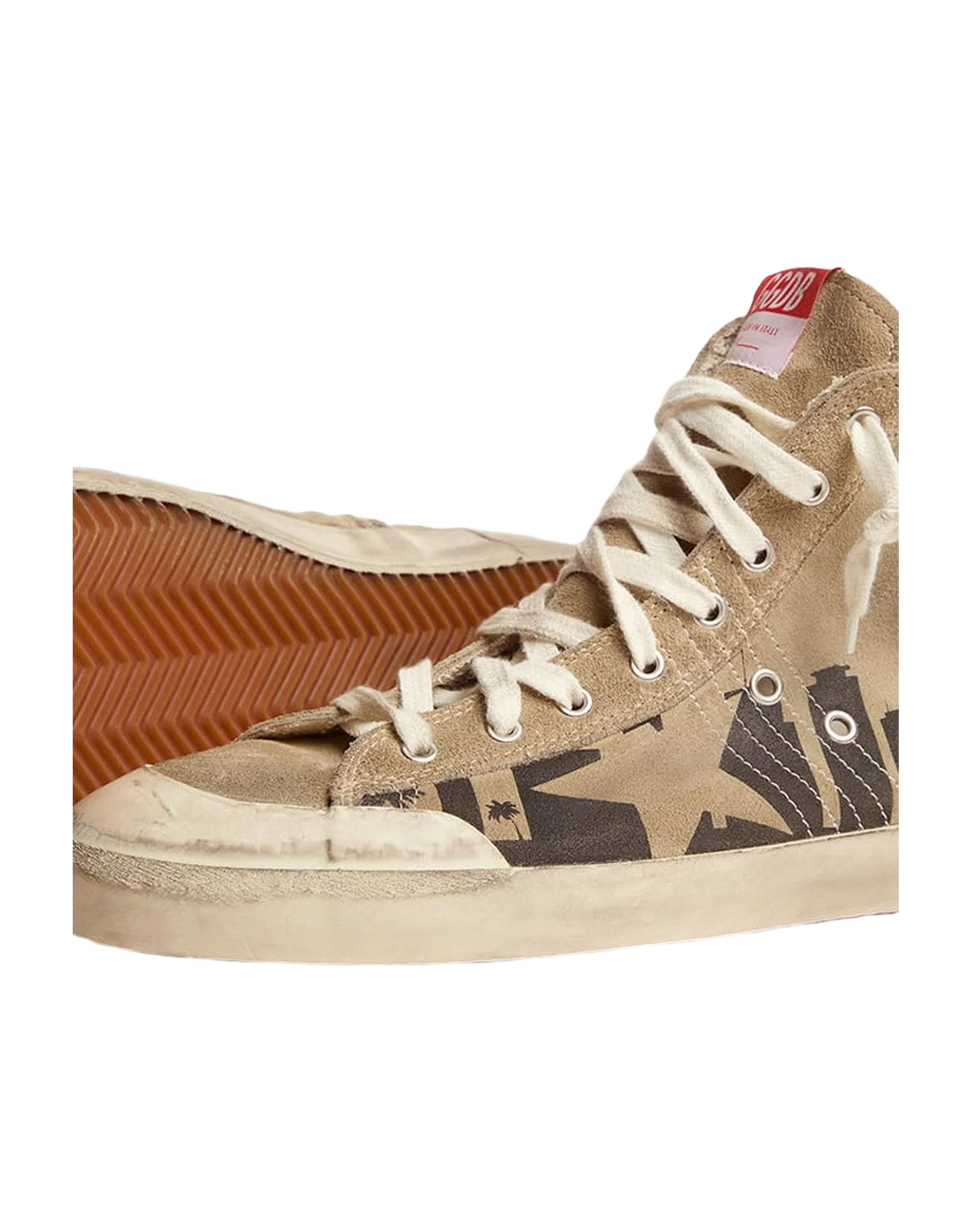 Men | Francy Penstar Dove Gray Suede | Taupe x Black x Electric Blue - Image 4
