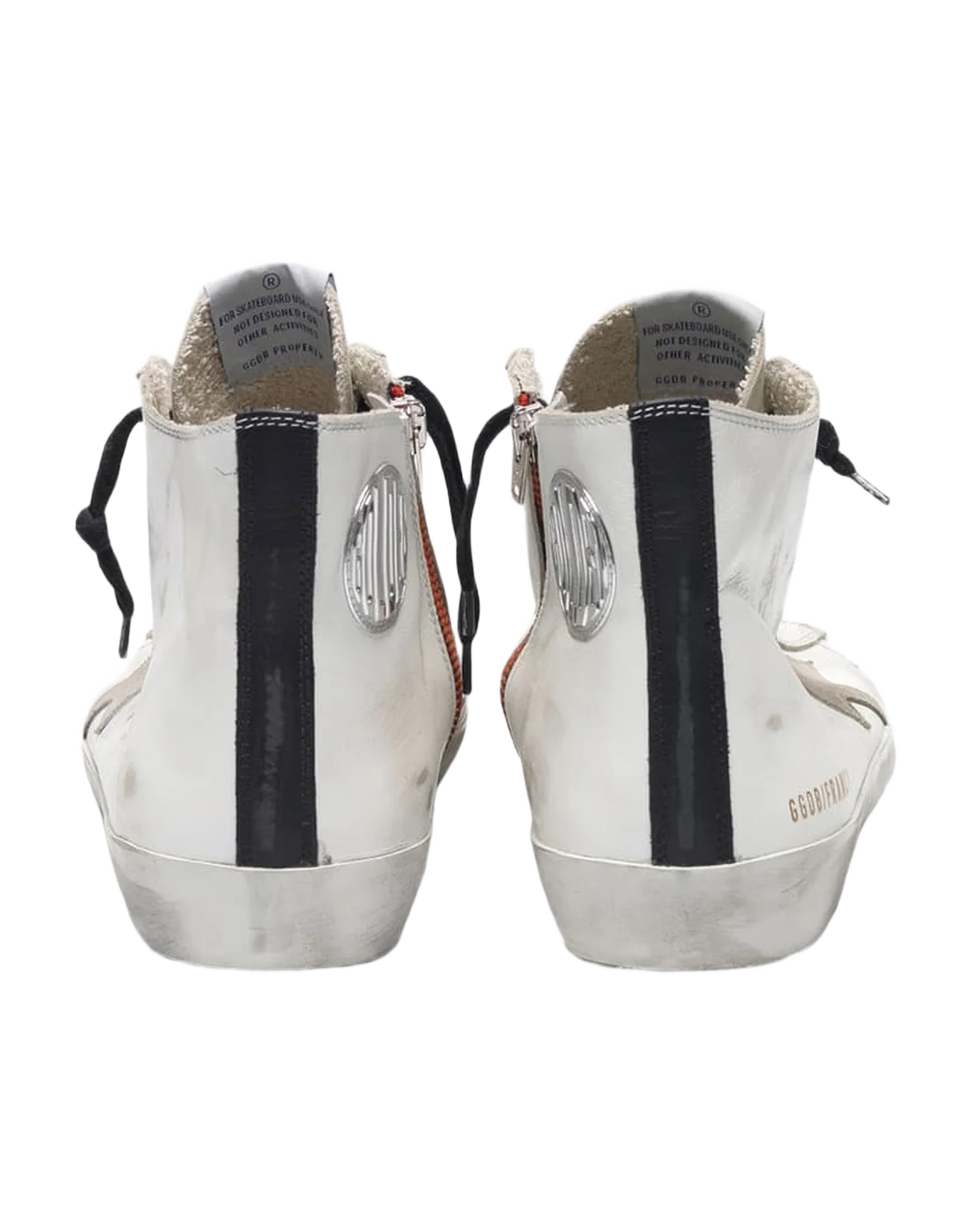 Men | Francy Sneakers Leather with Suede Star & Blue Sole - Image 5
