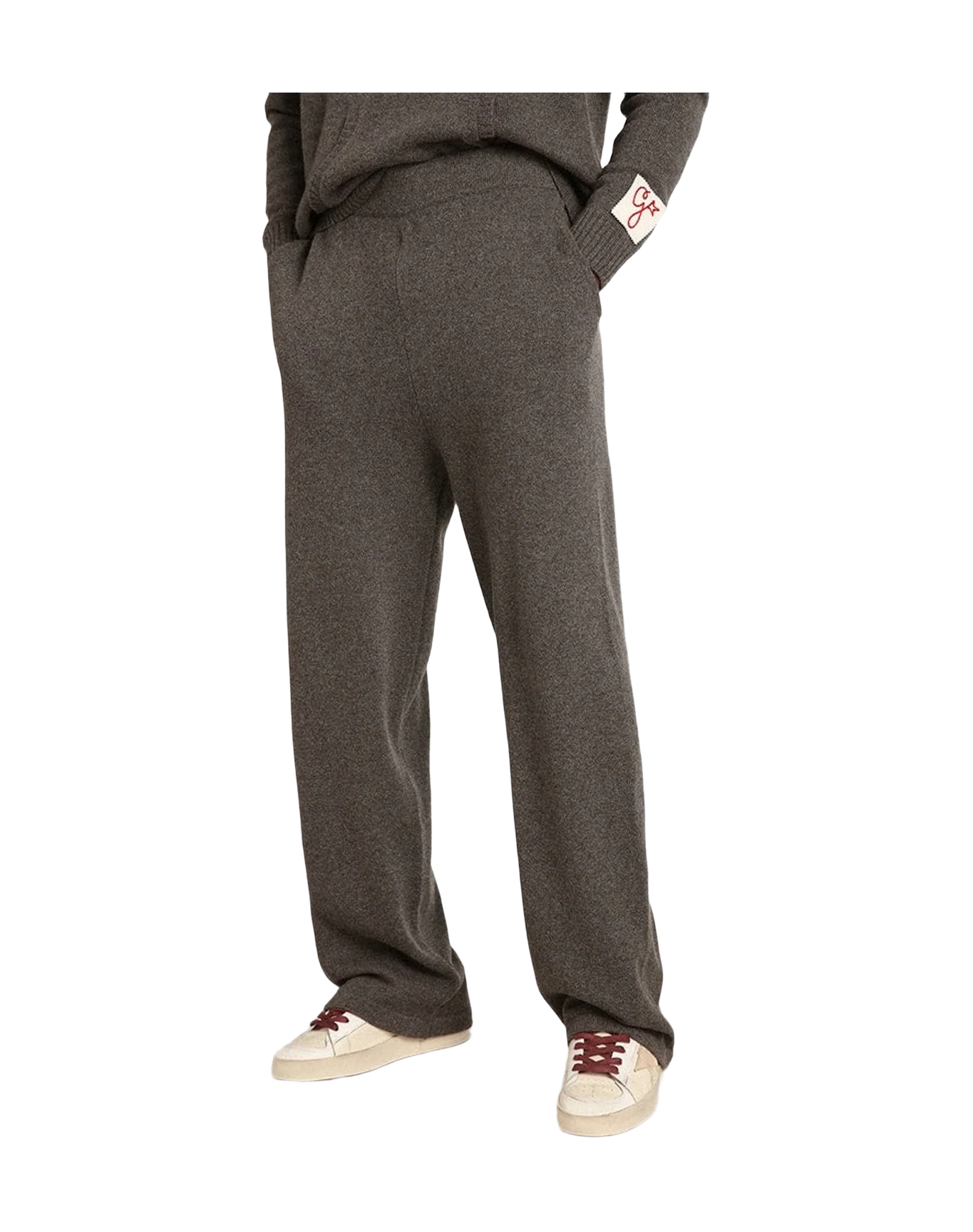 Men | Gray Melange Cashmere Blend Joggers | Grey Melange