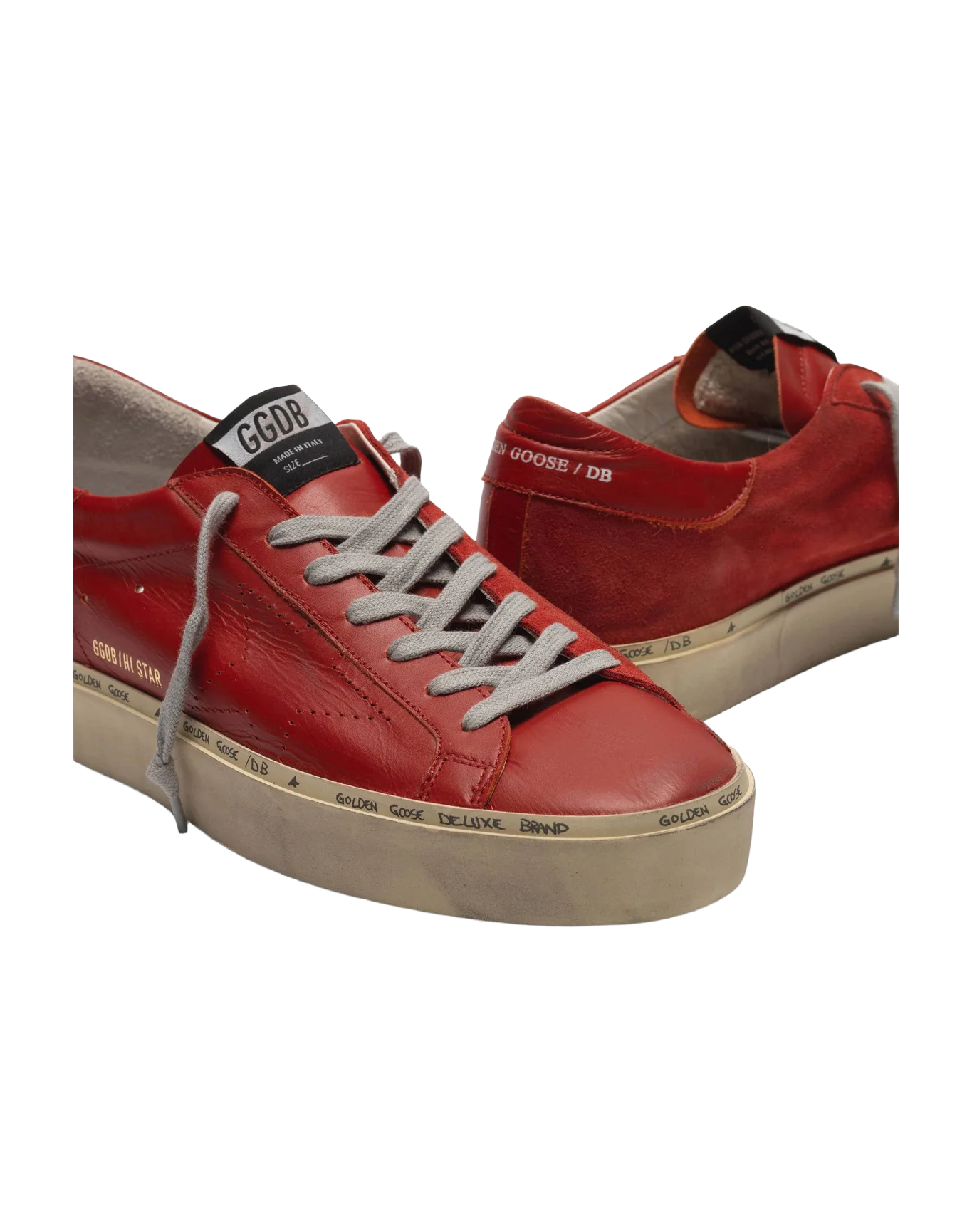 Men | Hi Star Sneakers Leather with Perforated Star - Image 2