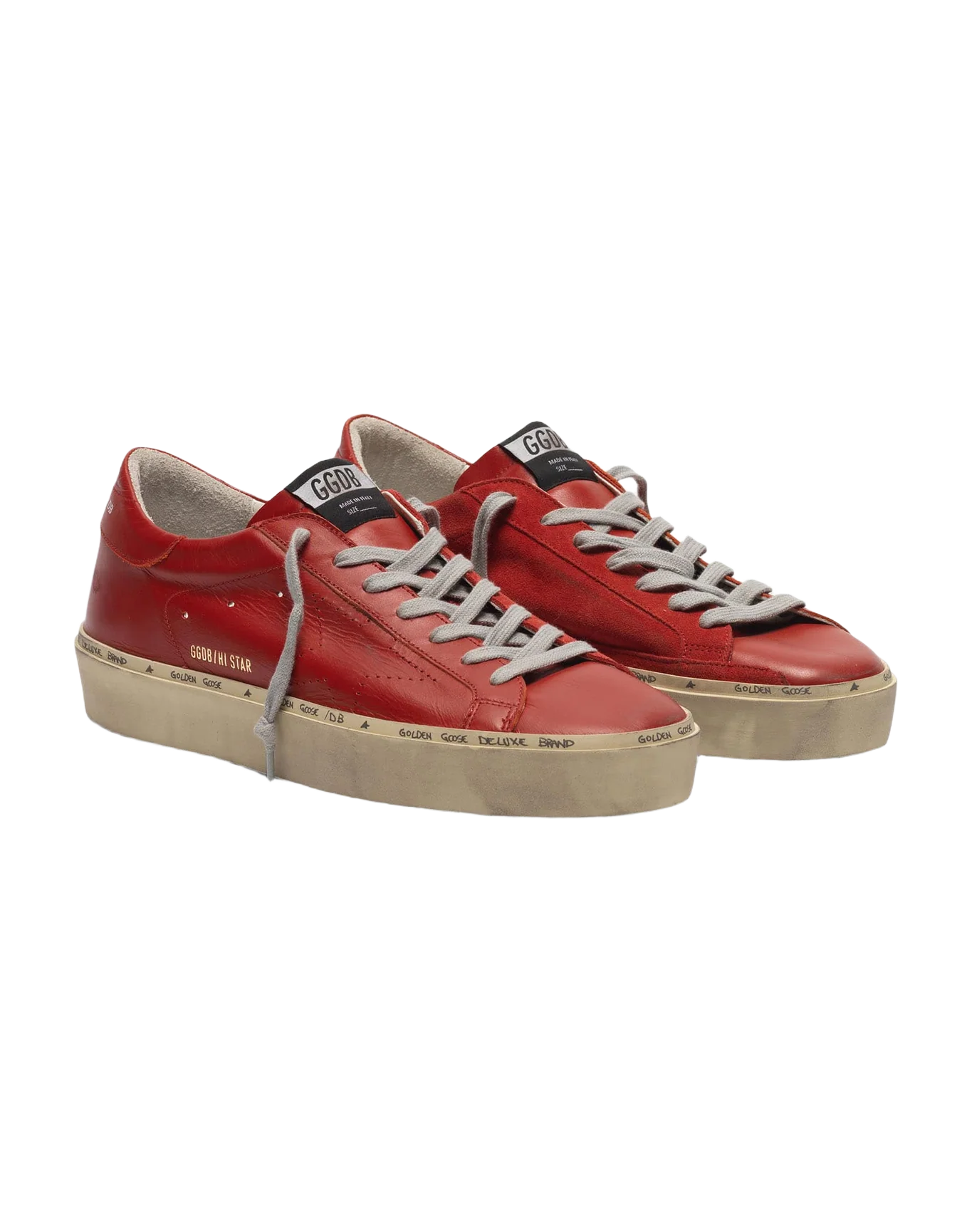 Men | Hi Star Sneakers Leather with Perforated Star - Image 3