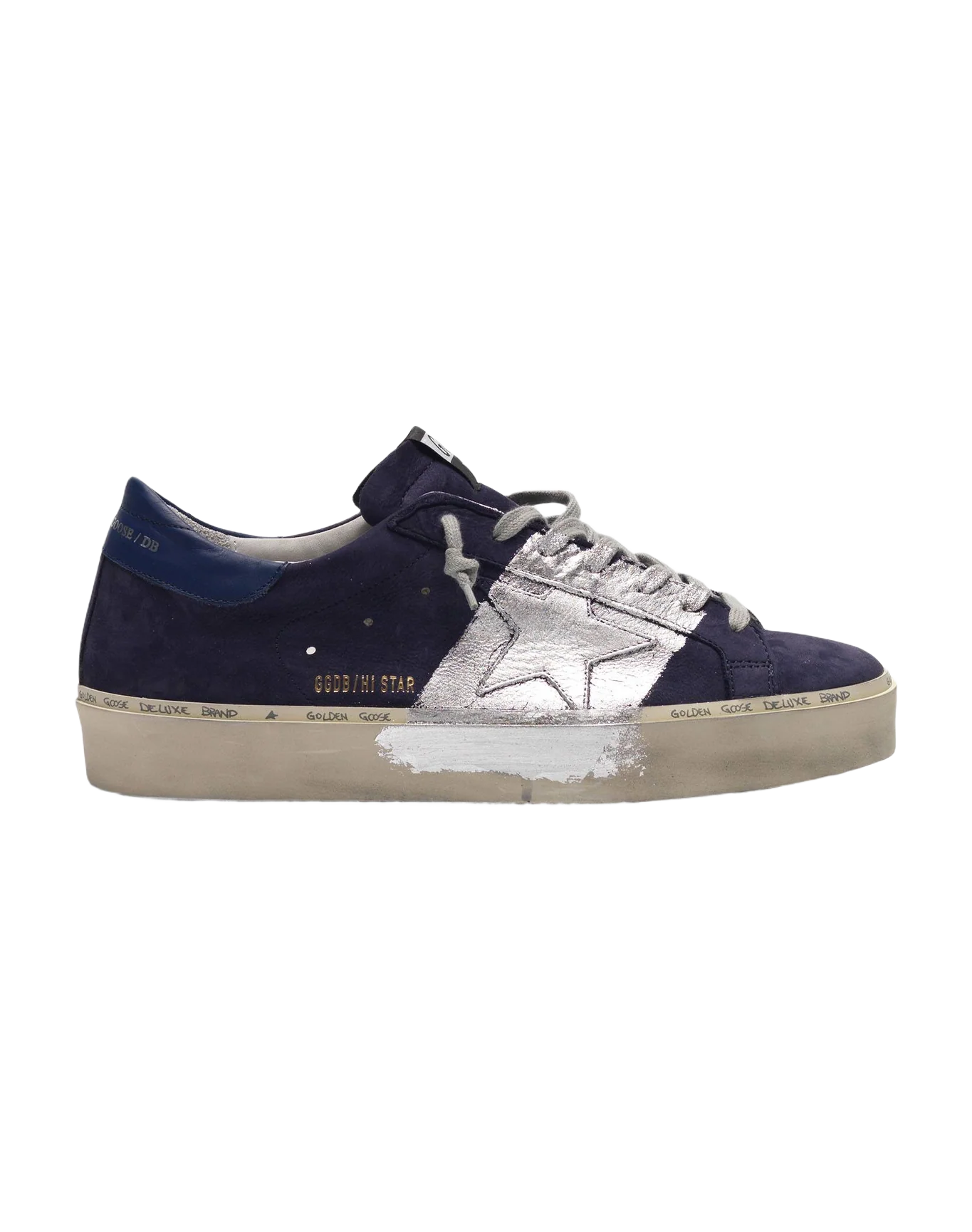Men | Hi Star Sneakers Nubuck & Silver Leaf Strap (V2) - Image 2