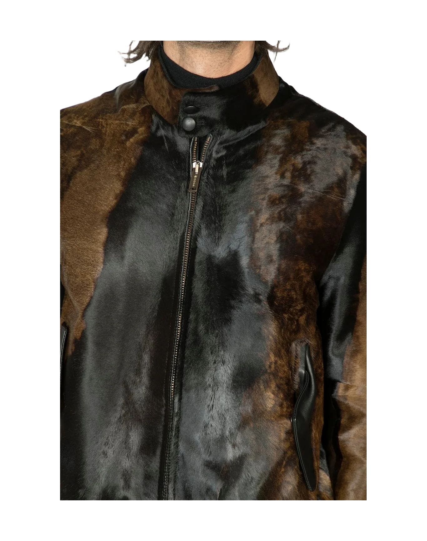 Men | Jacket Mack Black Pony Paint - Image 5