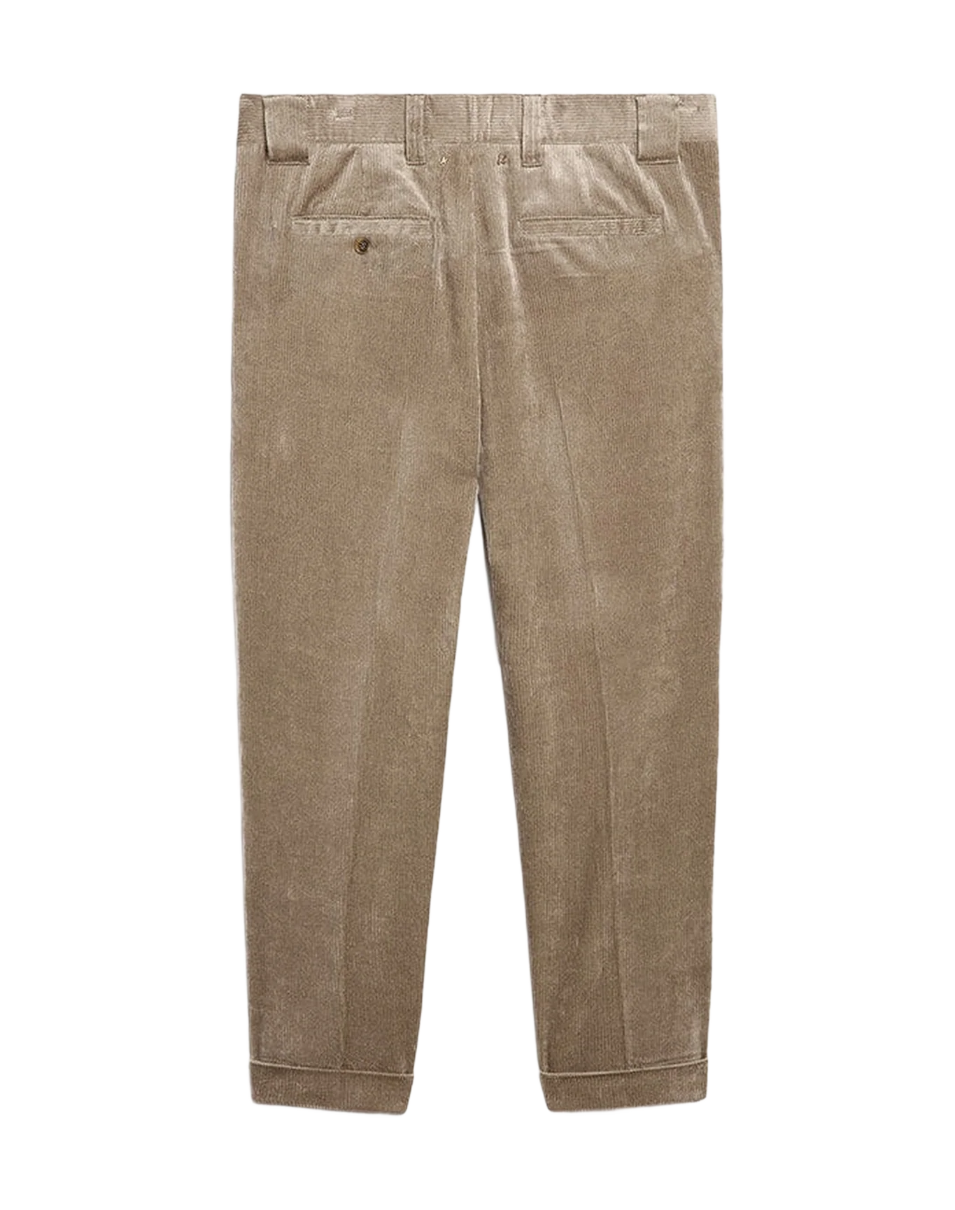 Men | Light Beige Corduroy Pants | Roasted Cashew - Image 7
