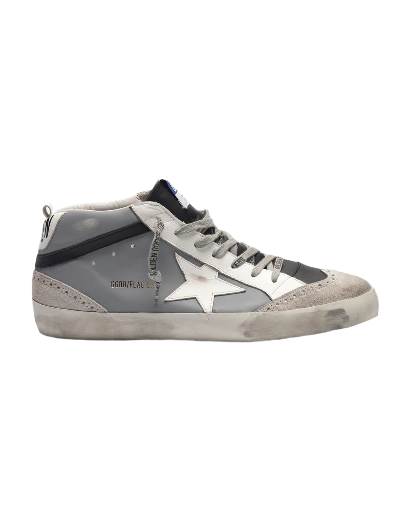 Men | Mid Star Sneakers Leather with Suede Toecap