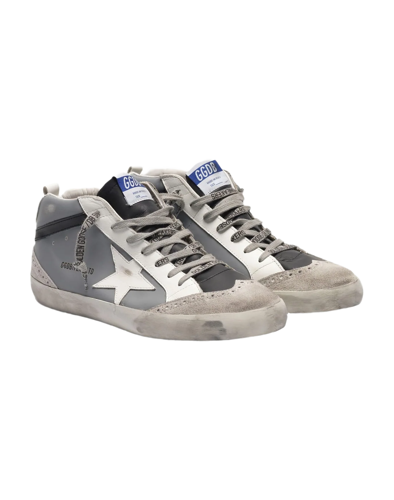 Men | Mid Star Sneakers Leather with Suede Toecap - Image 2