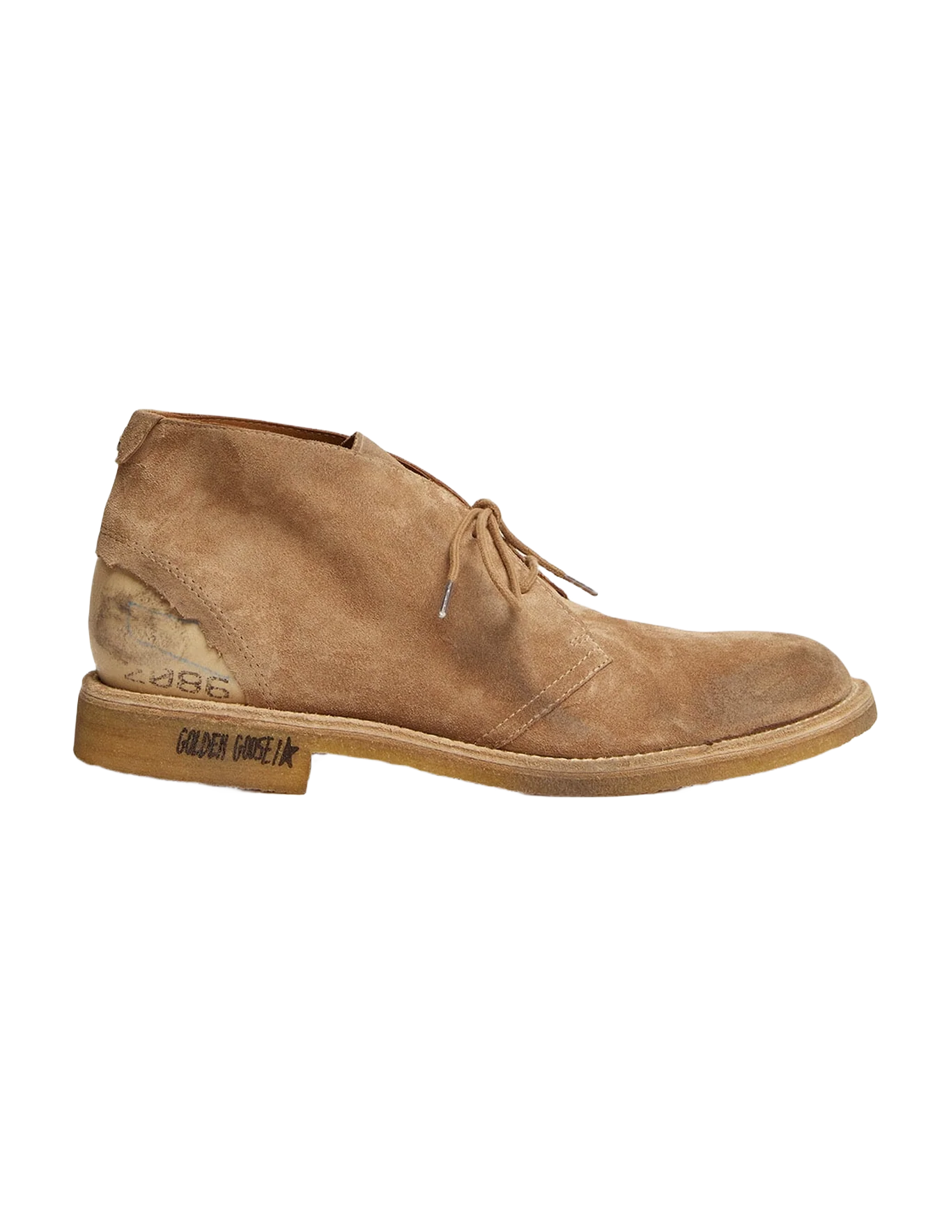 Men | Noel Ankle Boots Caramel-Colored Suede | Brown x Caramel - Image 2