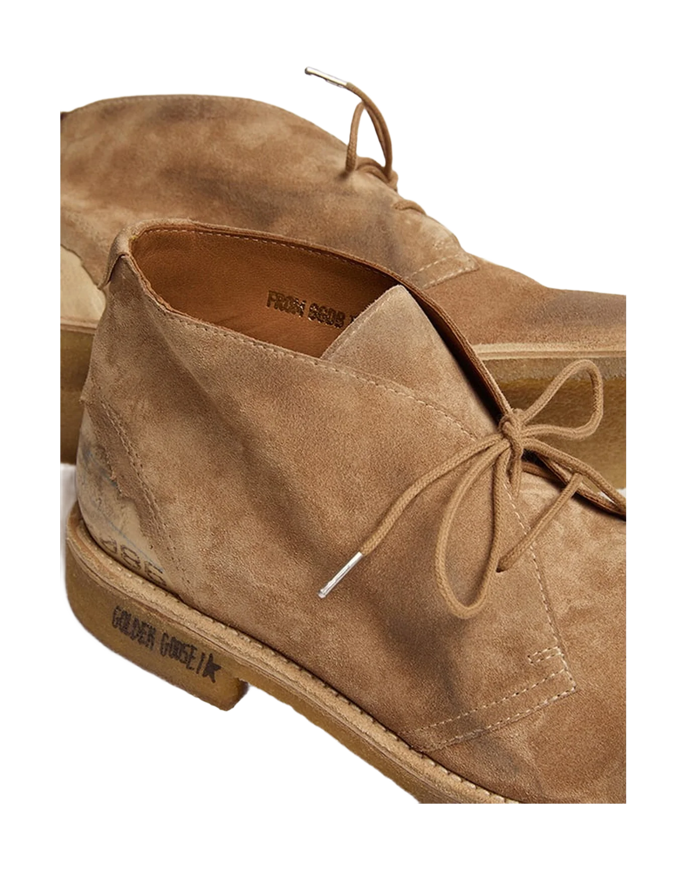 Men | Noel Ankle Boots Caramel-Colored Suede | Brown x Caramel - Image 3