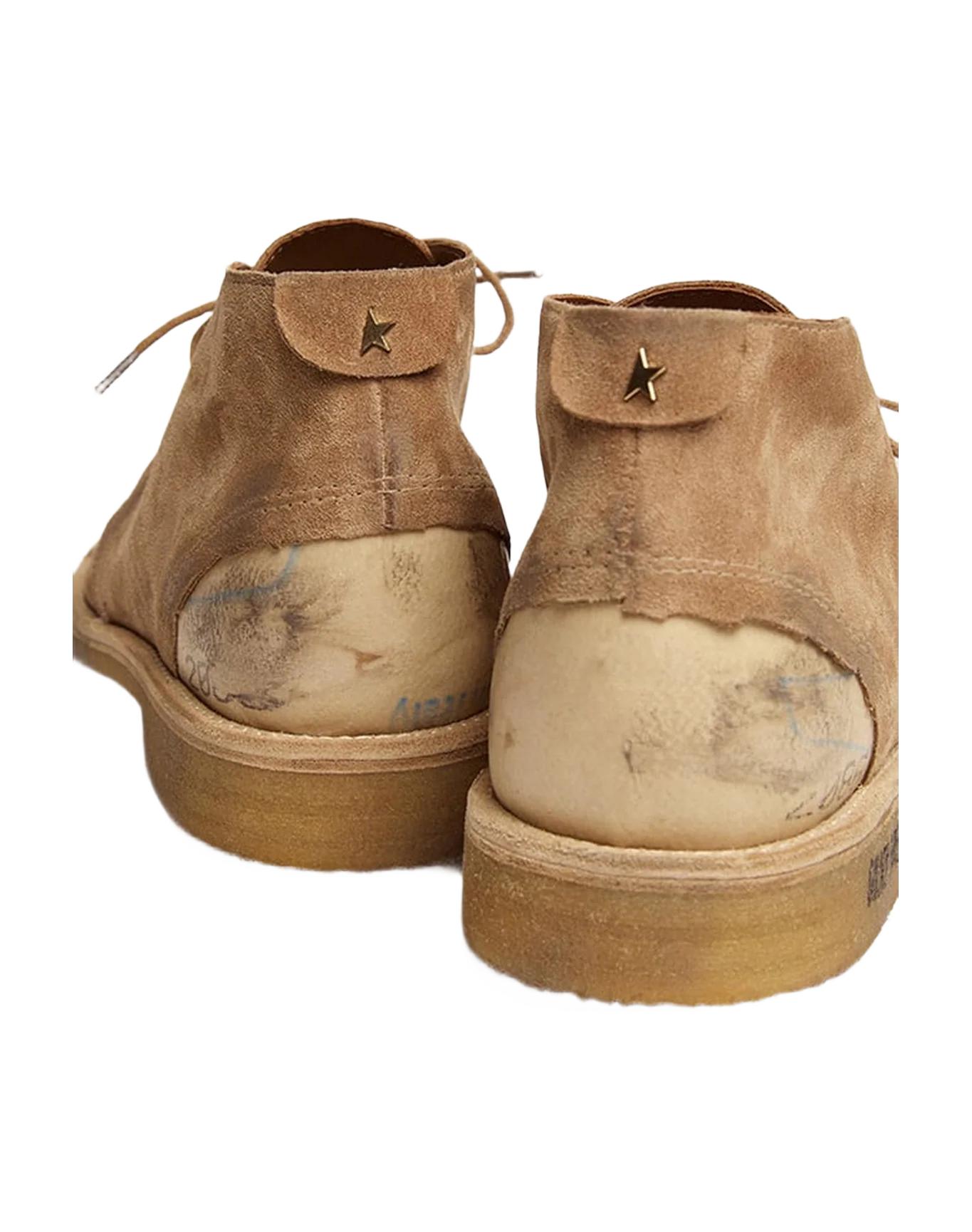 Men | Noel Ankle Boots Caramel-Colored Suede | Brown x Caramel - Image 4