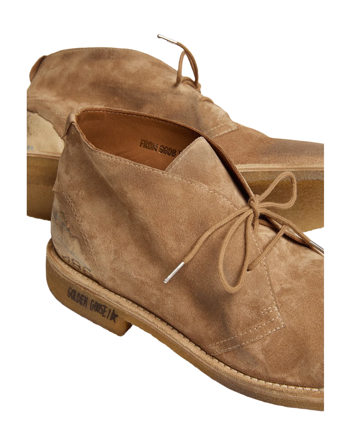 Men | Noel Ankle Boots Caramel-Colored Suede | Brown x Caramel - Image 7