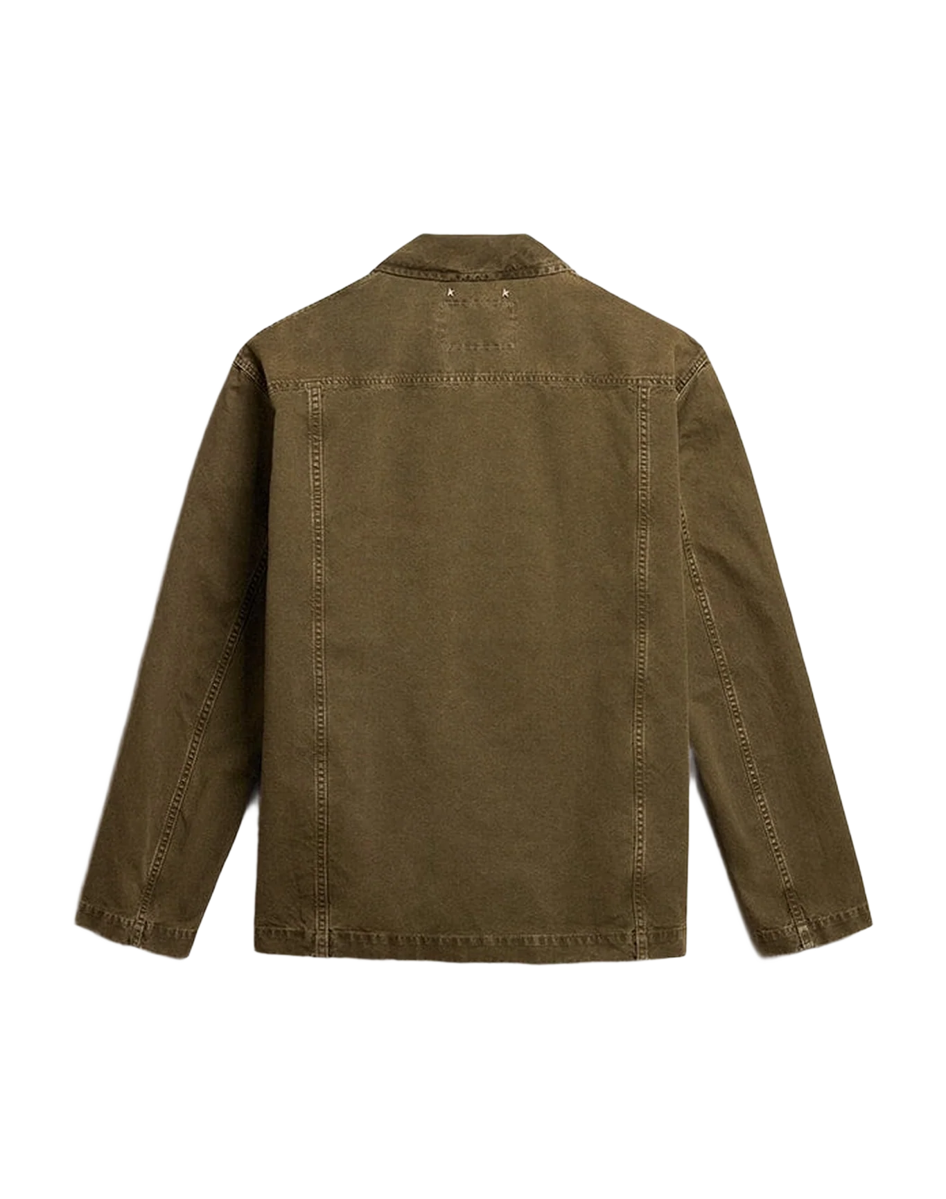 Men | Olive-Colored Cotton Shirt | Kalamata - Image 3