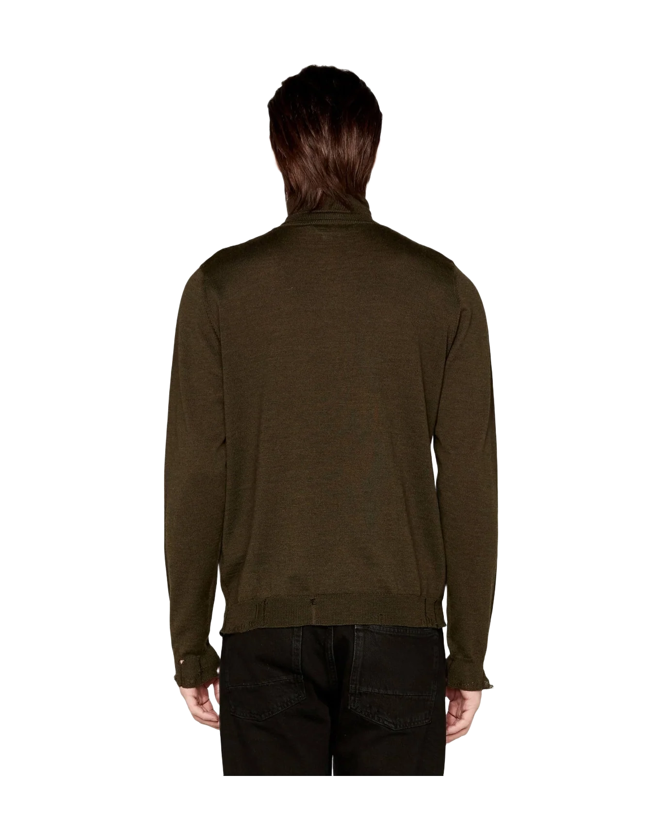Men | Olive Green Turtleneck