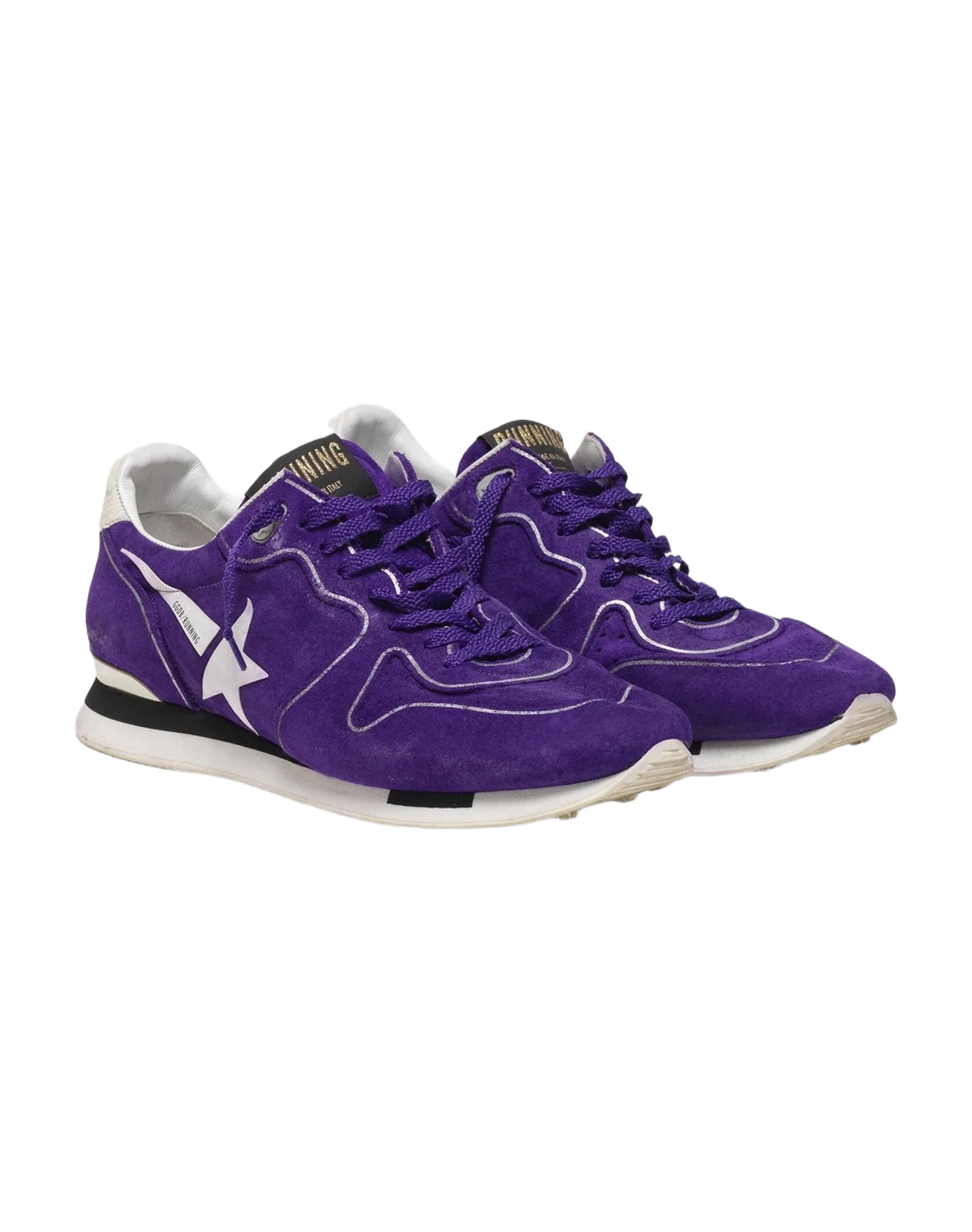 Men | Running Sneakers with Pony Skin Heel Tab