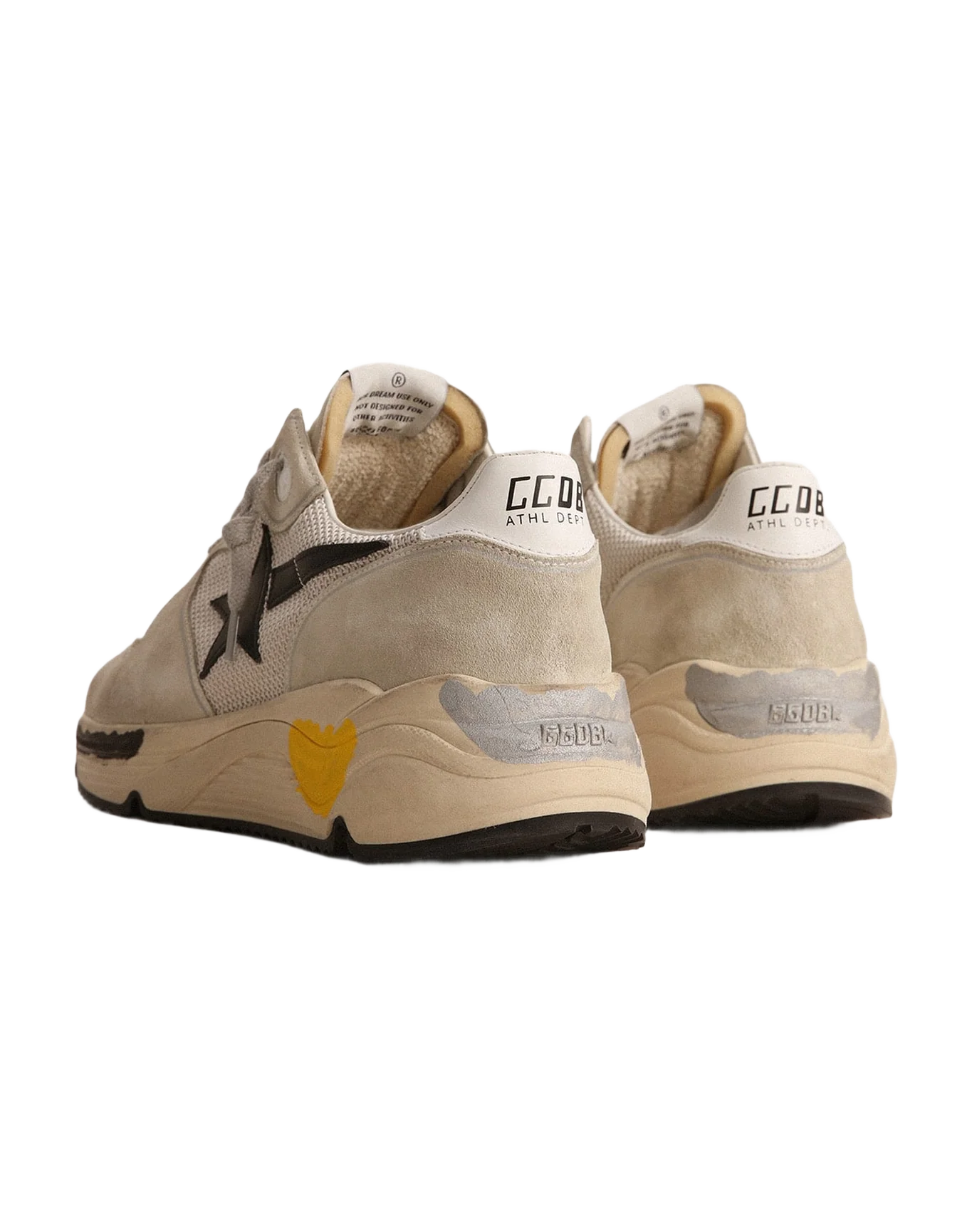 Men | Running Sole Sneakers Mesh & Ice-Gray Suede | Light Silver x Ice x Black - Image 9
