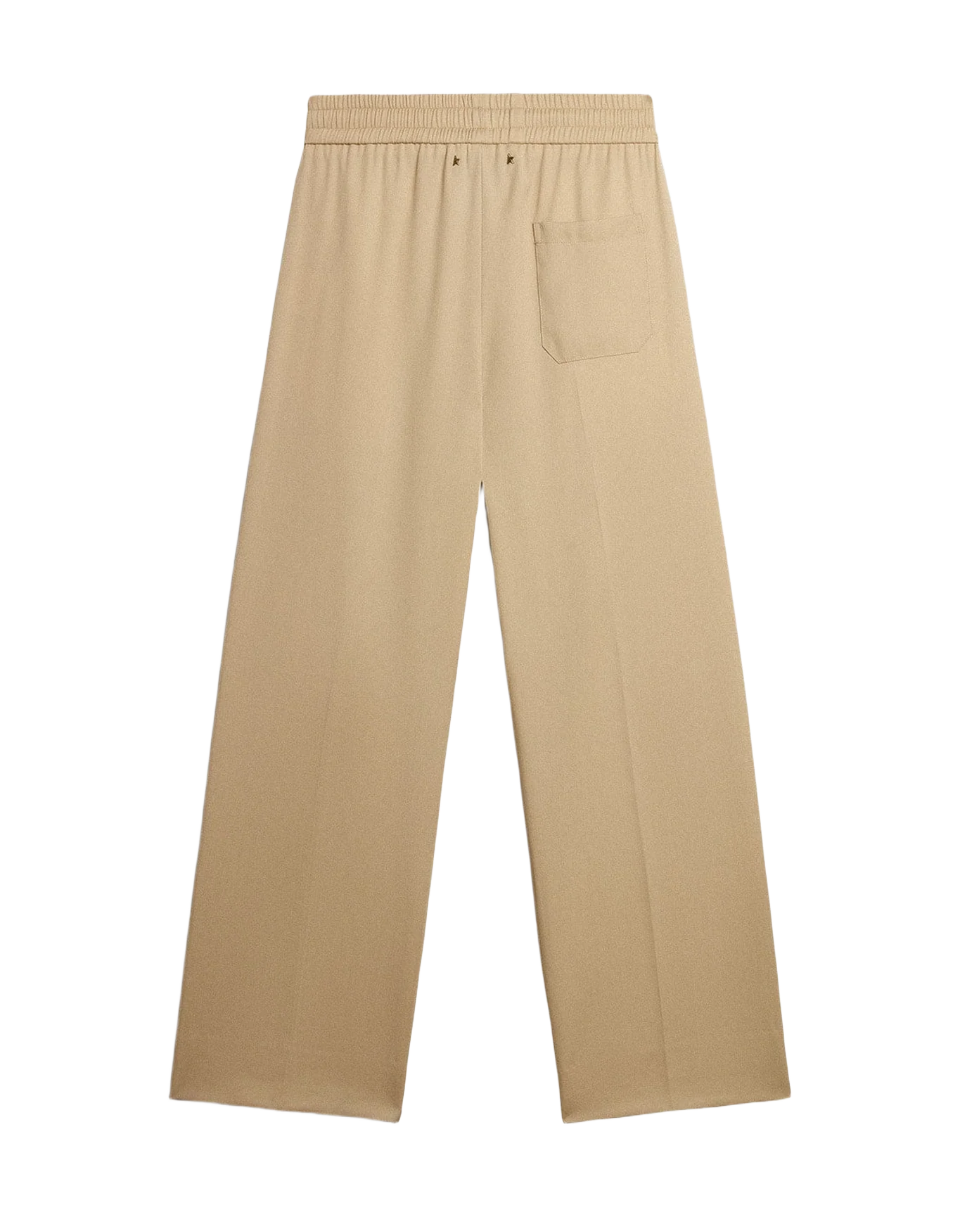 Men | Sand-Colored Joggers with Pocket On The Back | Sand - Image 6