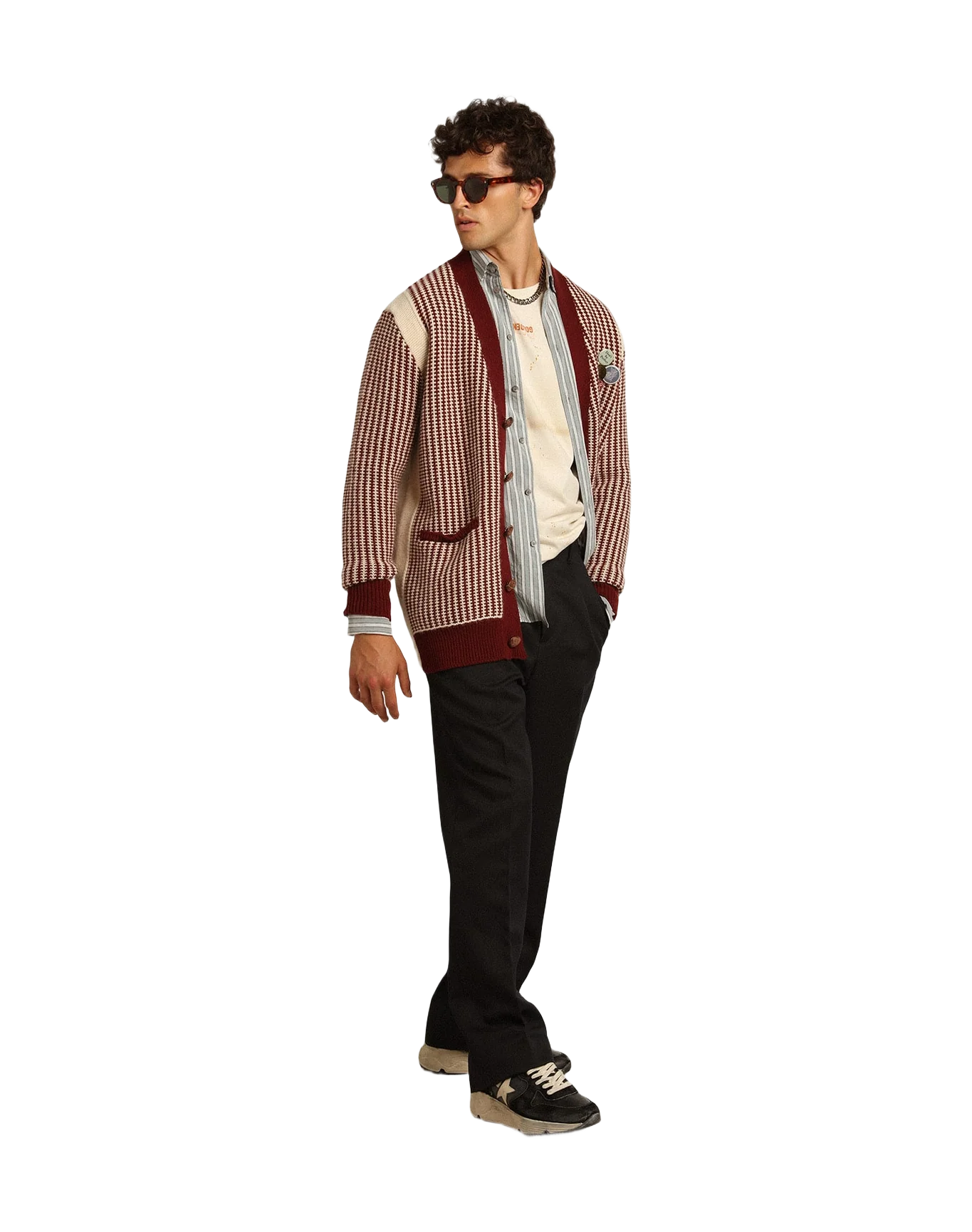 Men | Shirt Viscose with Stripes | Cold Water x Multicolor - Image 8