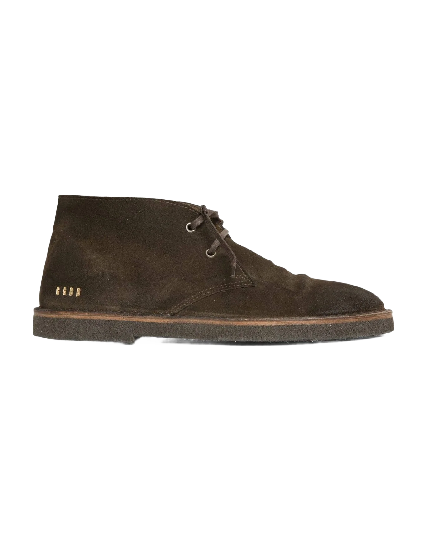 Men | Shoes Brown Suede with Gold Logo