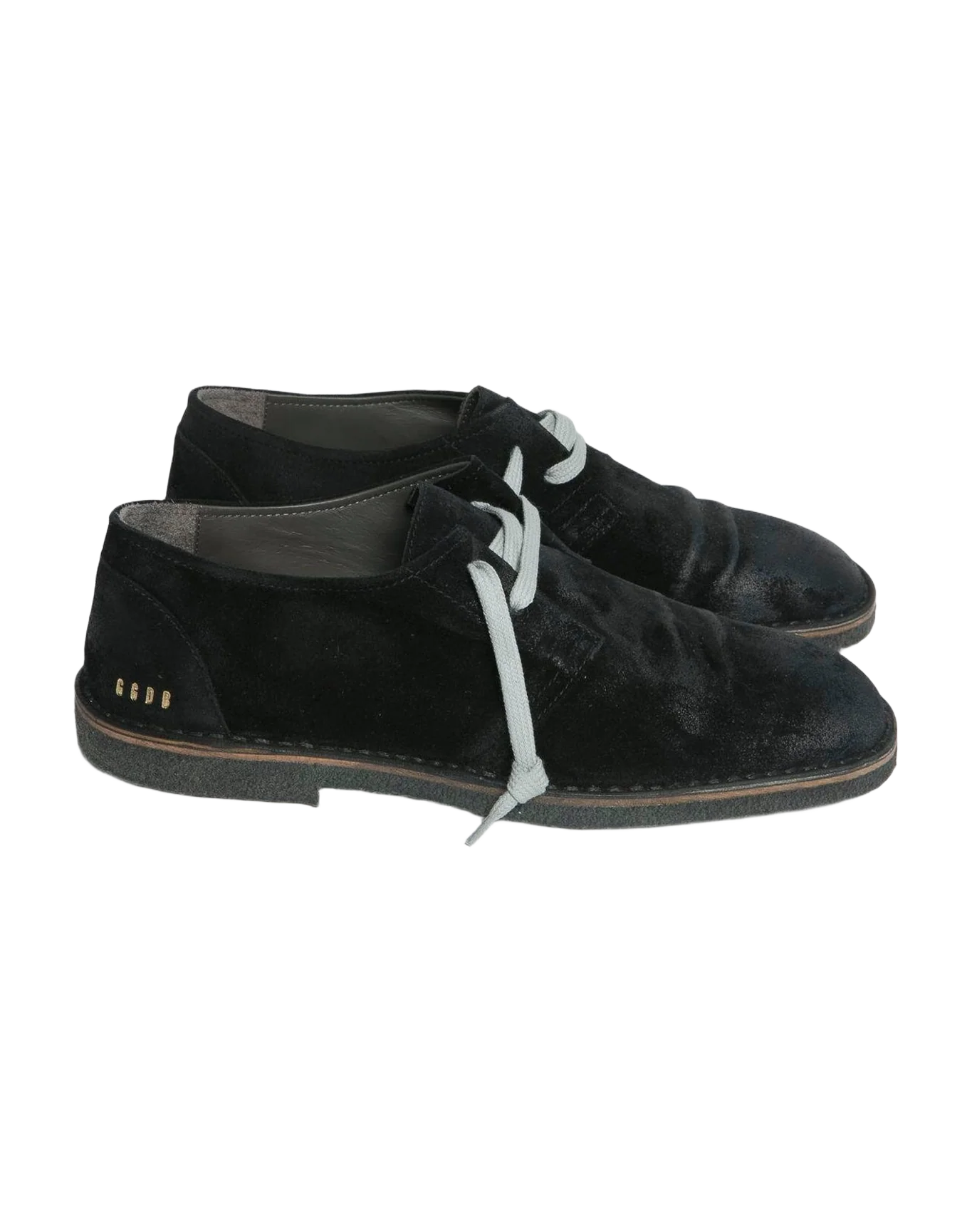 Men | Shoes Total Black Suede