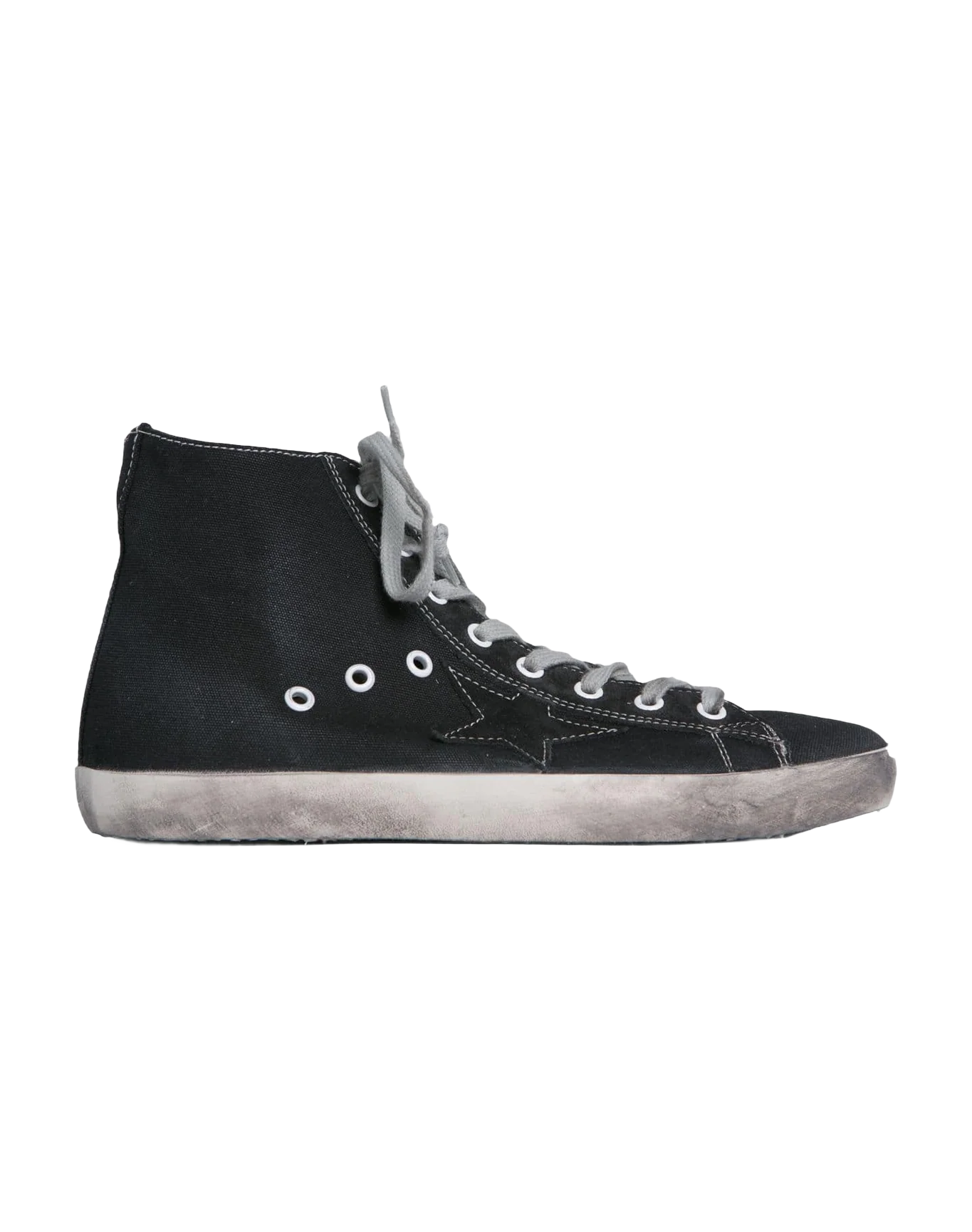 Men | Sneakers Francy Black Canvas - Image 3