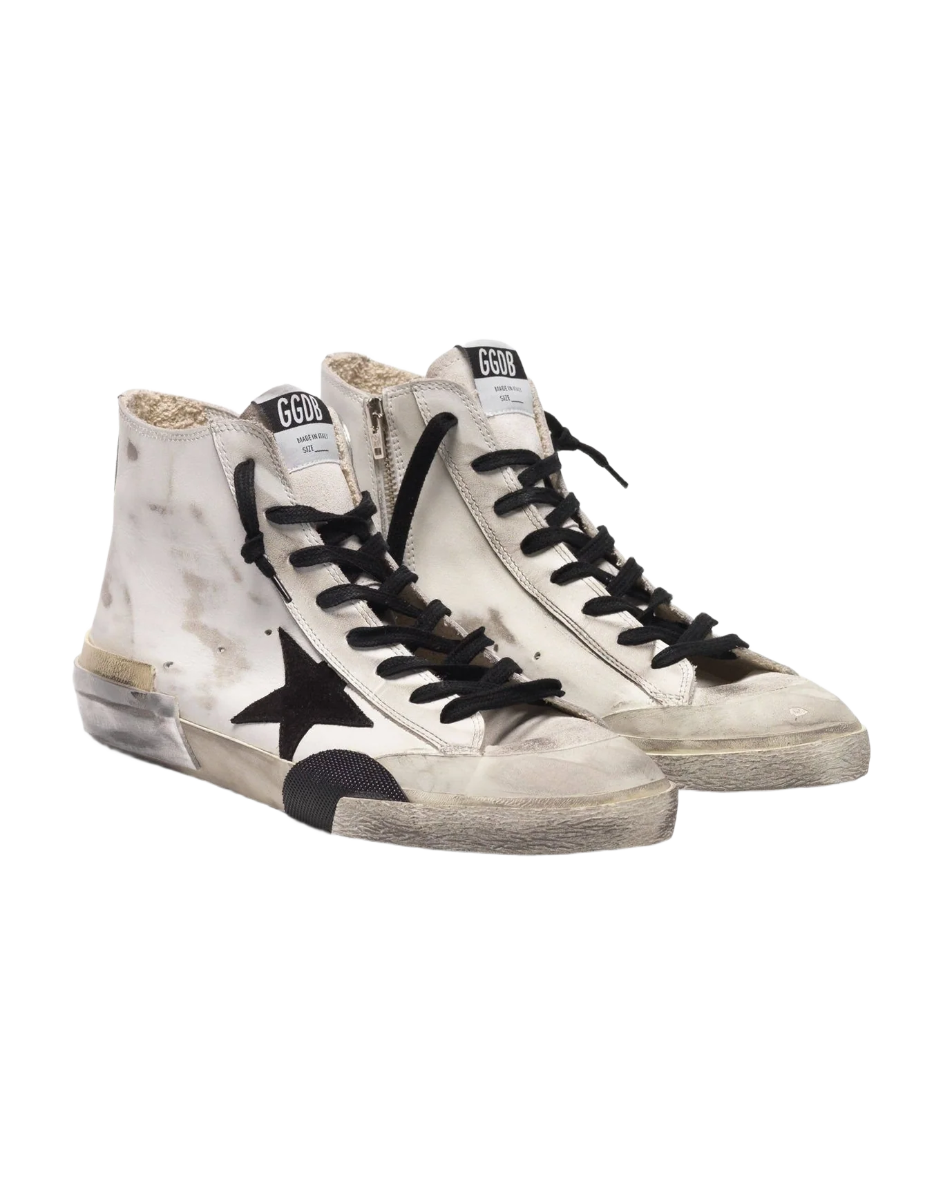 Men | Sneakers Francy White Leather-Black Star