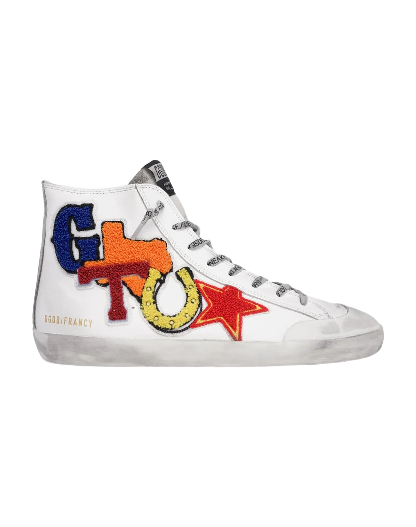 Men | Sneakers Francy White Leather-Texas Patch - Image 6