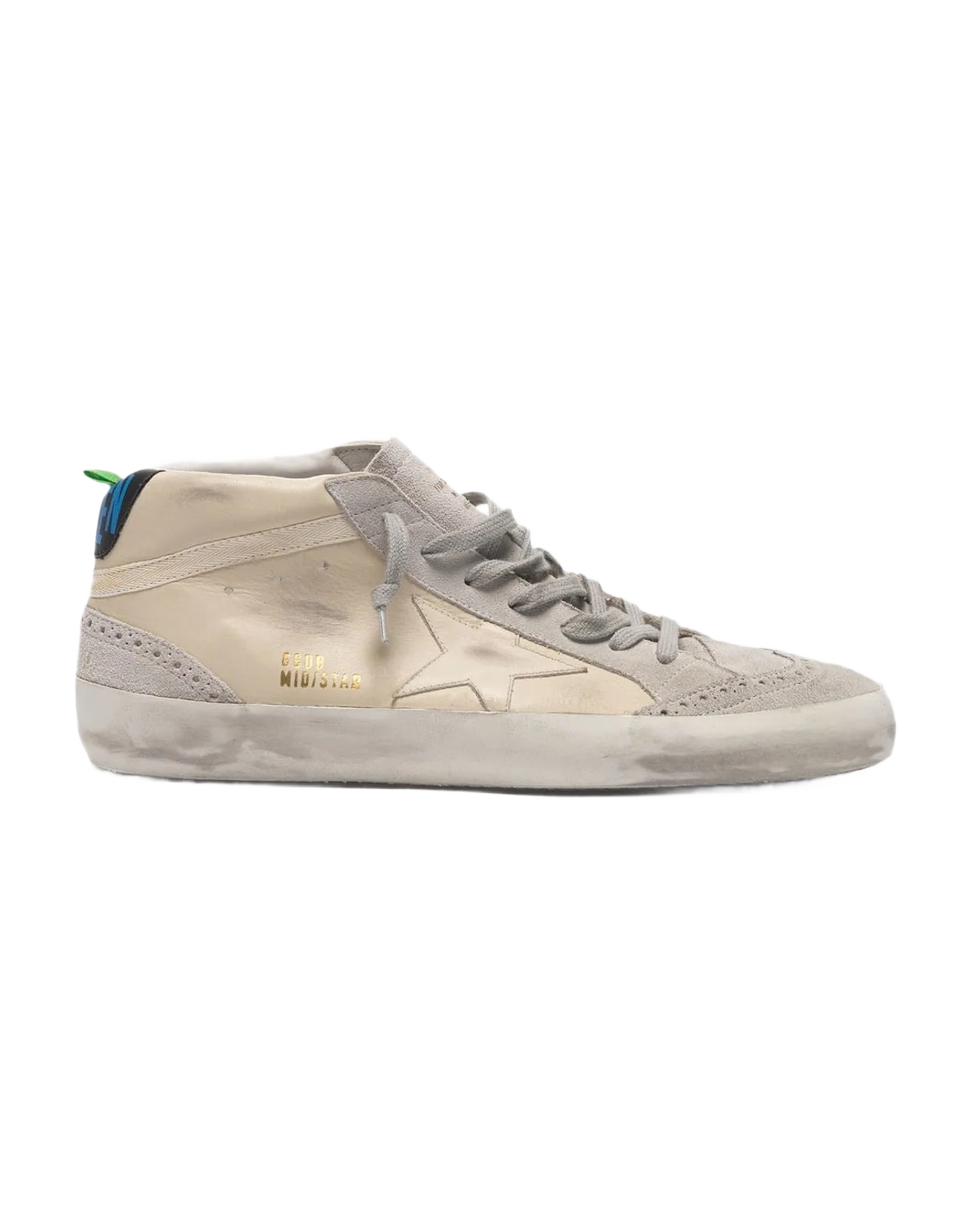 Men | Sneakers Mid Star White Leather