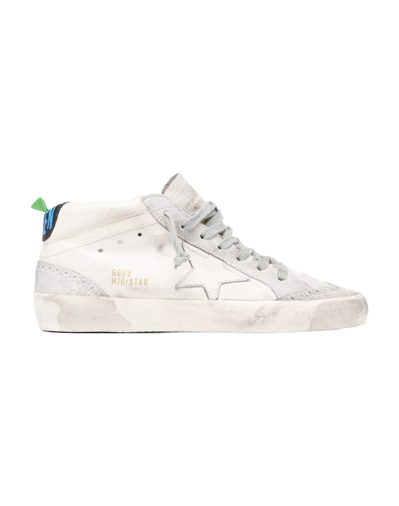 Men | Sneakers Mid Star White Leather - Image 5