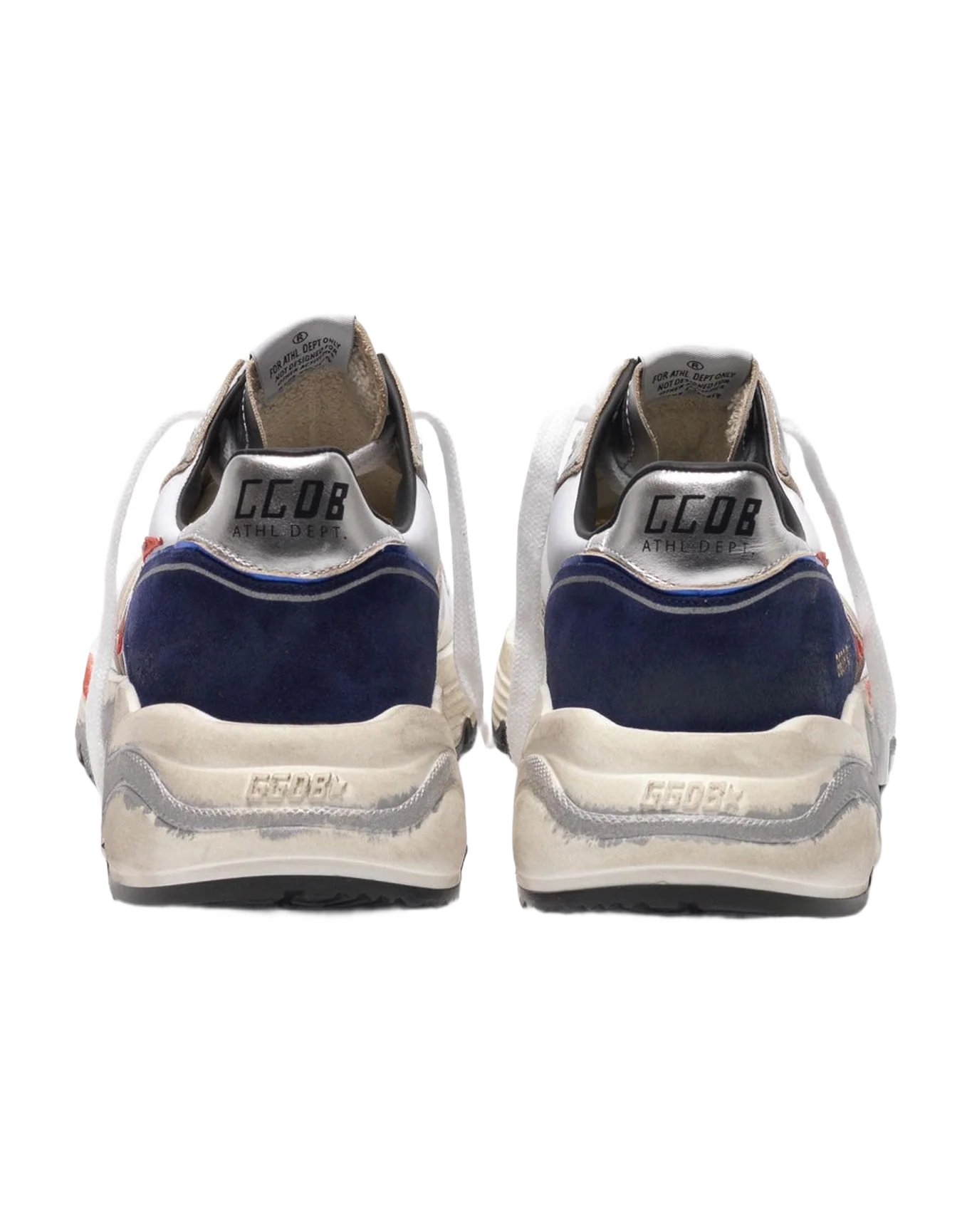 Men | Sneakers Running Sole Metal Silver Leather