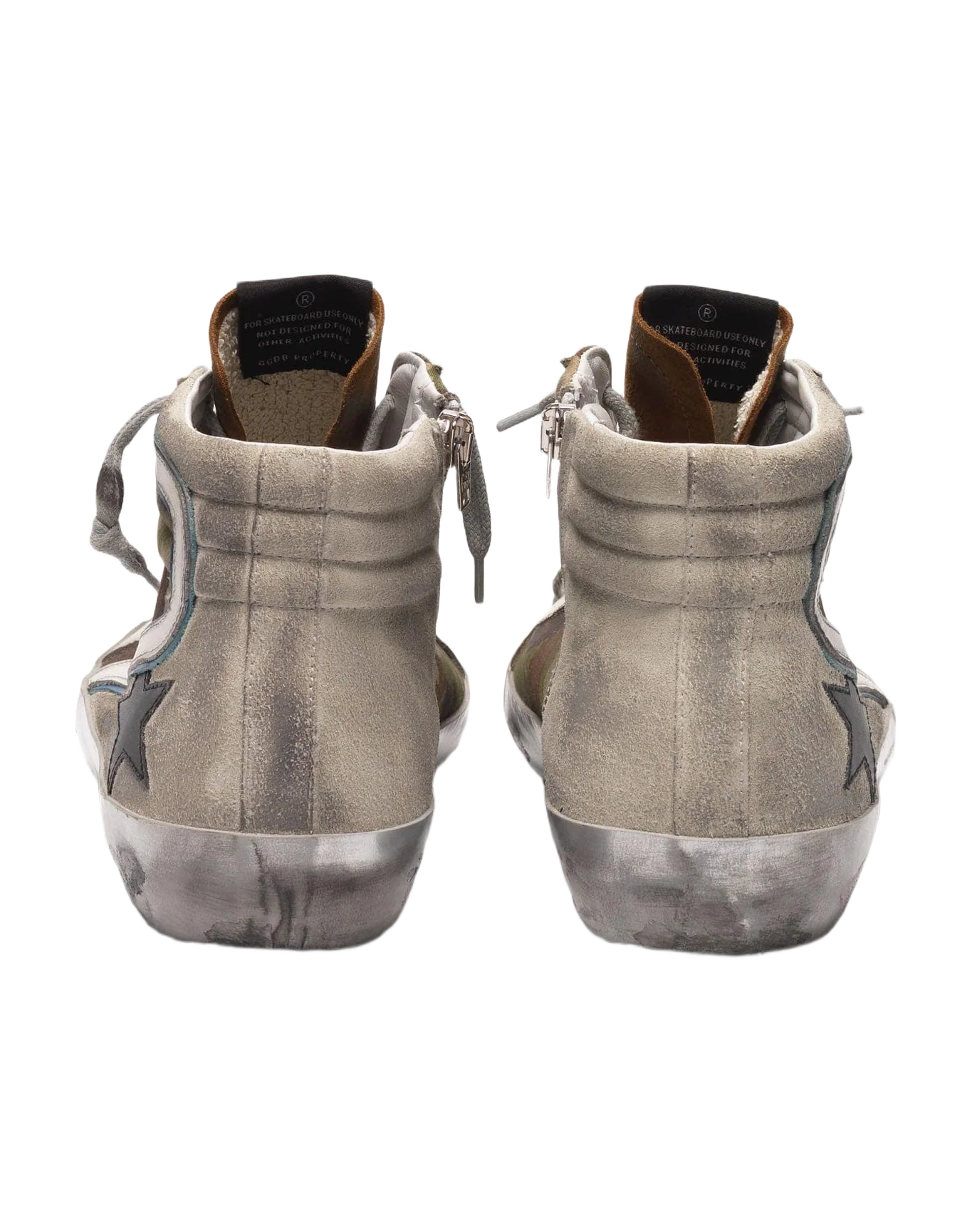 Men | Sneakers Slide Col B14 Camouflage Canvas-Black Star - Image 2