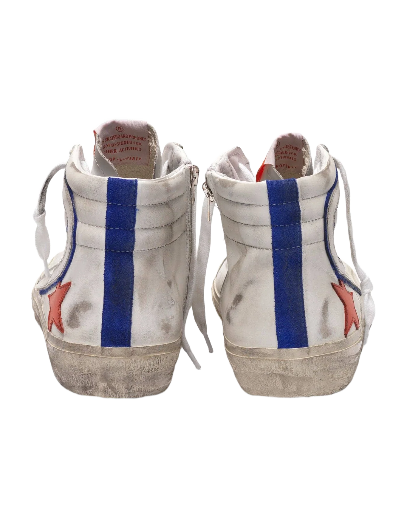 Men | Sneakers Slide White Leather-Cherry Star - Image 8