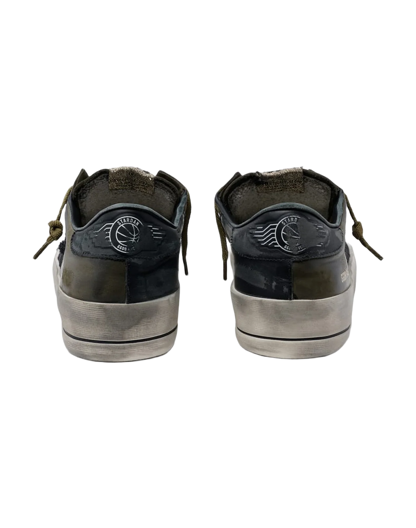 Men | Sneakers Stardan Black Green Leather-White - Image 2