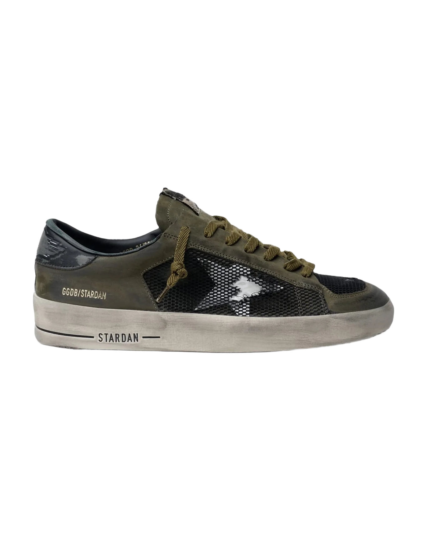 Men | Sneakers Stardan Black Green Leather-White - Image 5