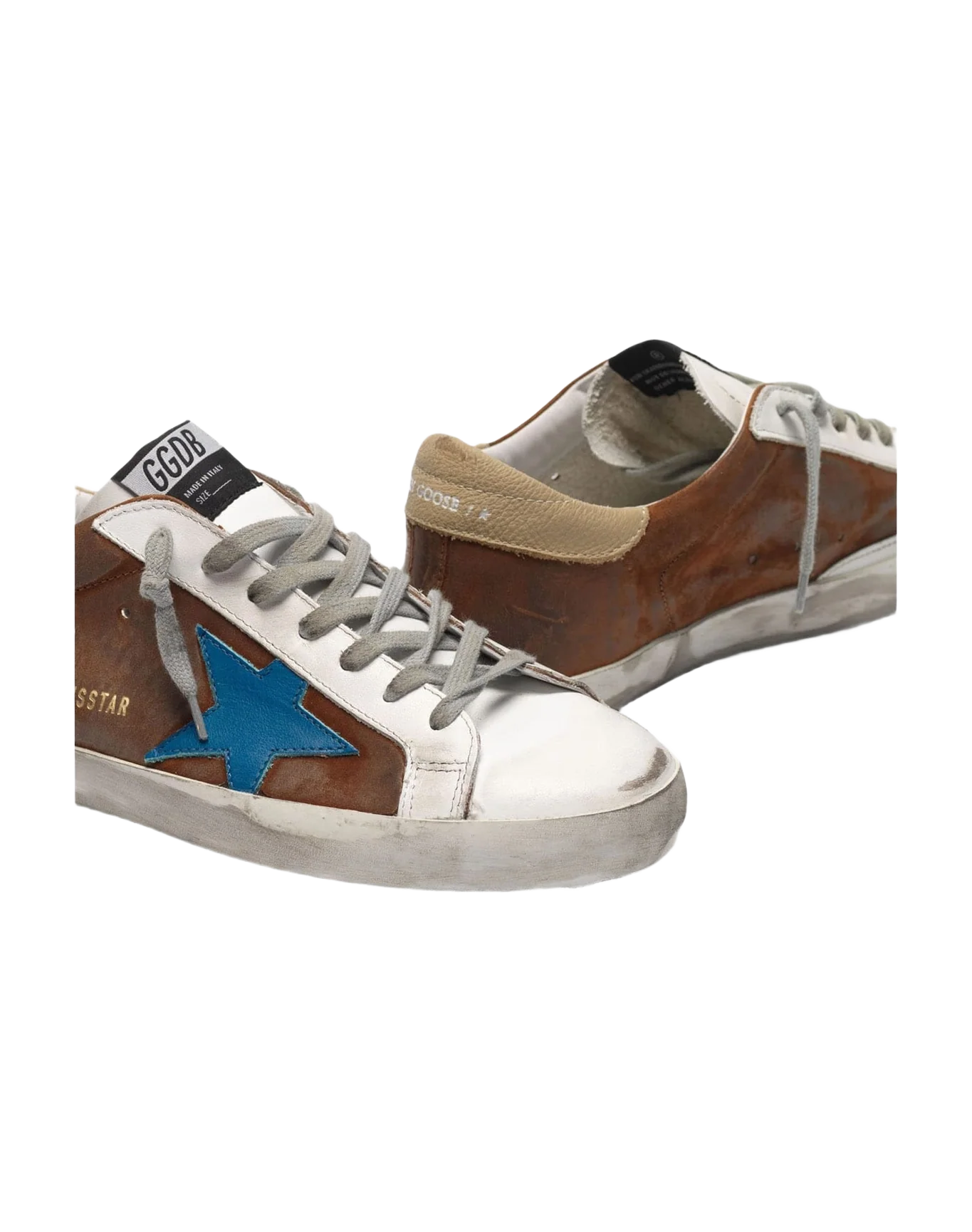 Men | Sneakers Super-Star Col U17 Brown Suede-Blue Star