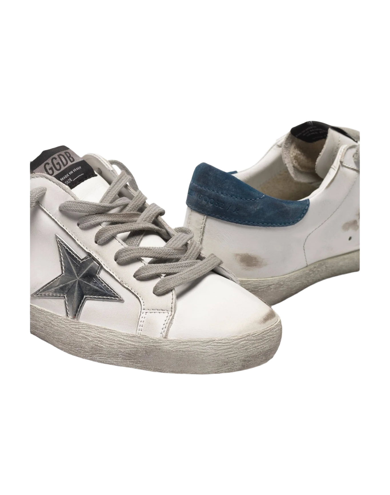 Men | Sneakers Super-Star White Leather-Silver
