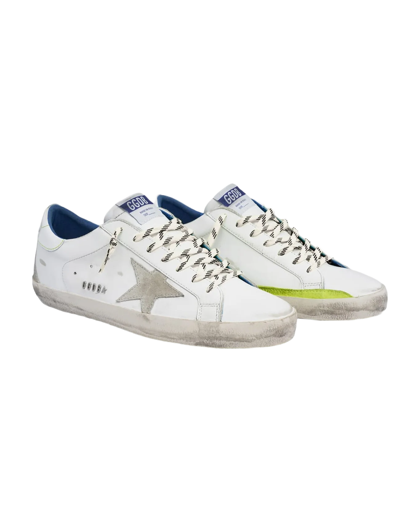Men | Sneakers Super-Star White Leather with Gray Star - Image 3