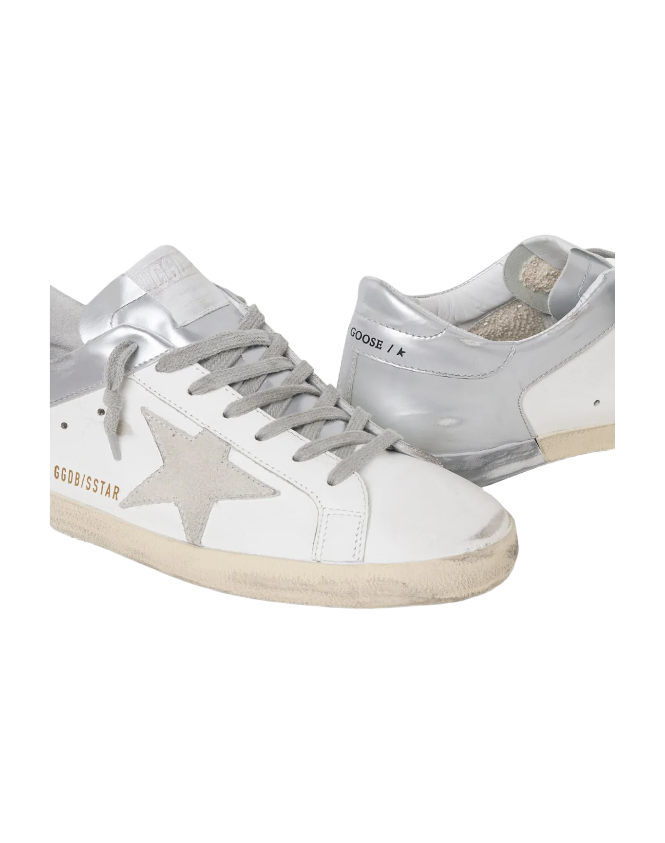 Men | Sneakers Super-Star White Silver Leather - Image 8